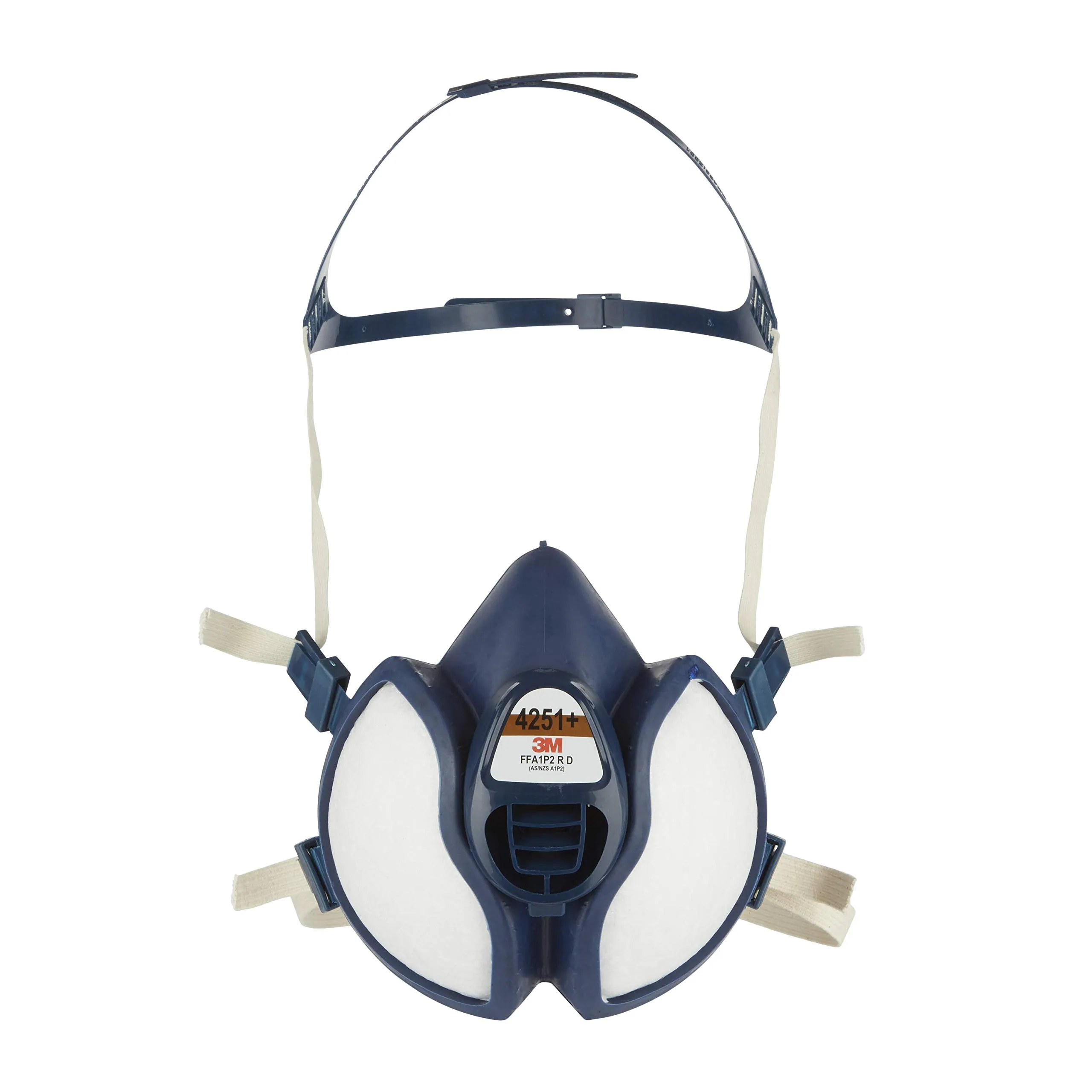 3M 7100113098 Semimaschera Senza Manutenzione 4251+, con Filtri FFA1P2 R D