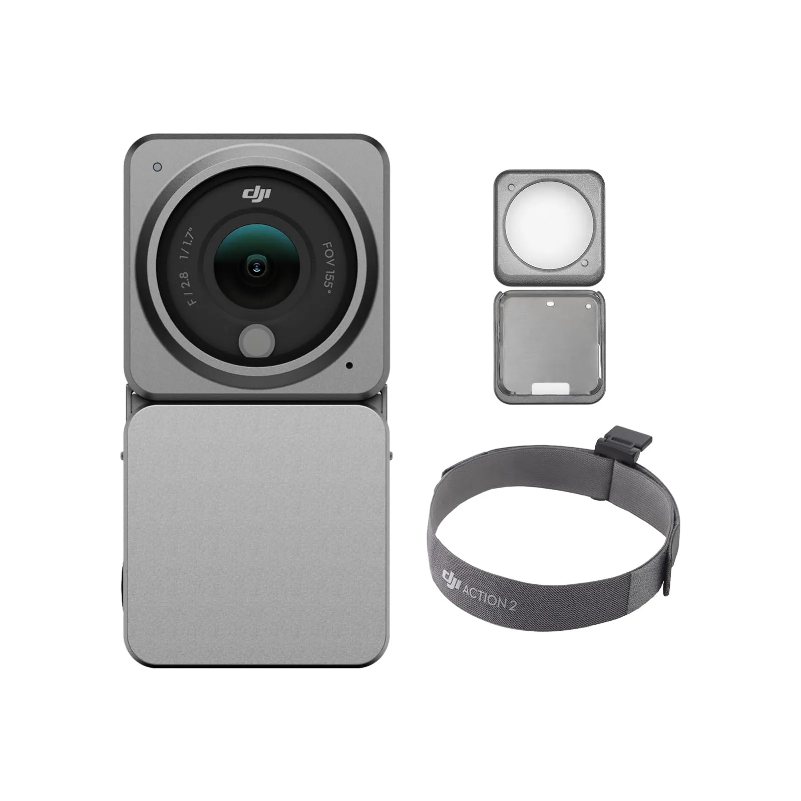 DJI Osmo 360 con accessori, fotocamera con immagini da 1 pollice, video nativi in 8K, foto da 120 MP, impermeabile, action cam per sport, vlog (Spina + Set di pulizia + Cycling set +SD Card)