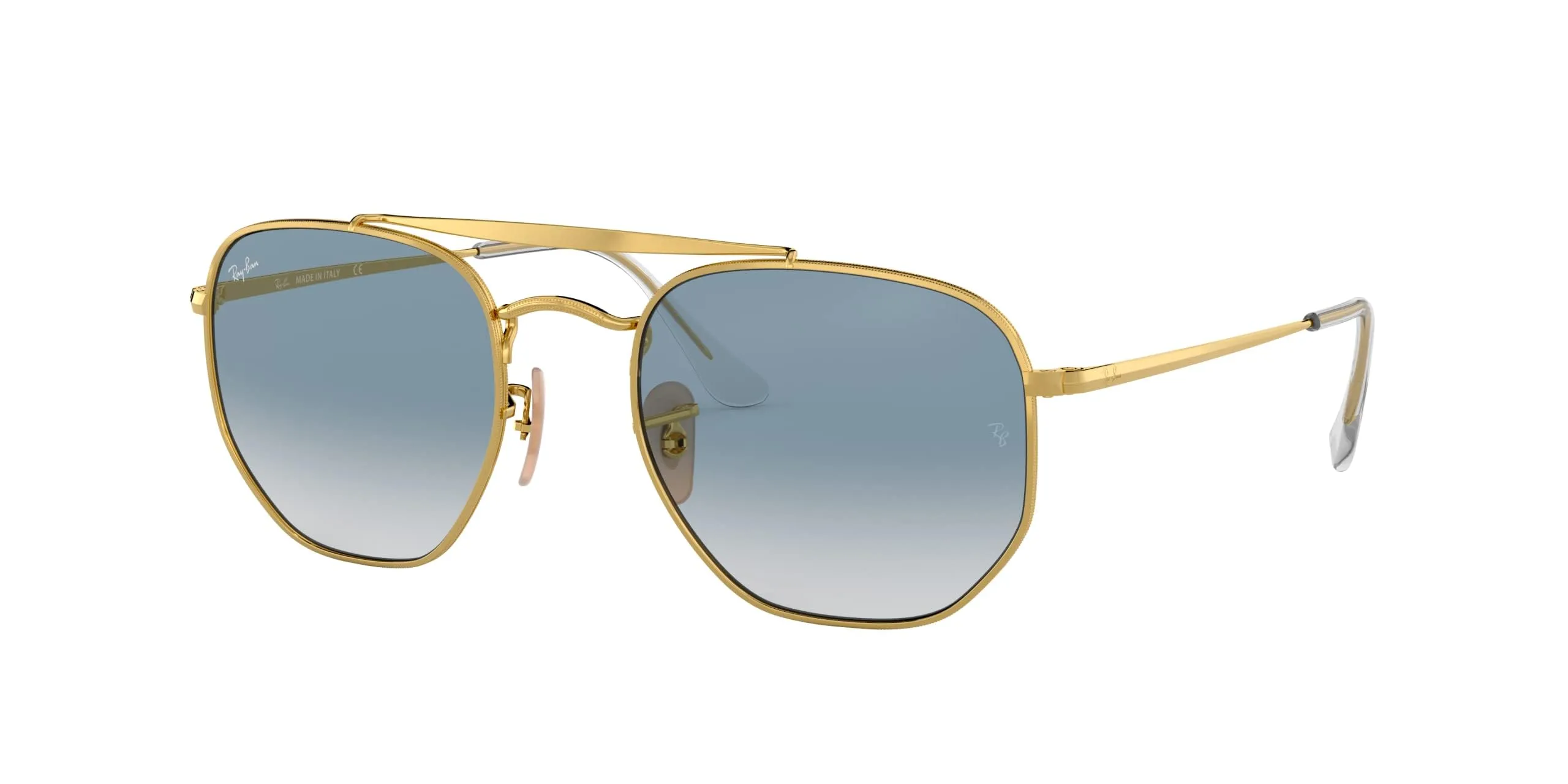 Ray-Ban 0rb3648 001/3f 54 Occhiali da Sole, Oro (Gold/Clear Gradient Blue), Taglia Unica Unisex-Adulto