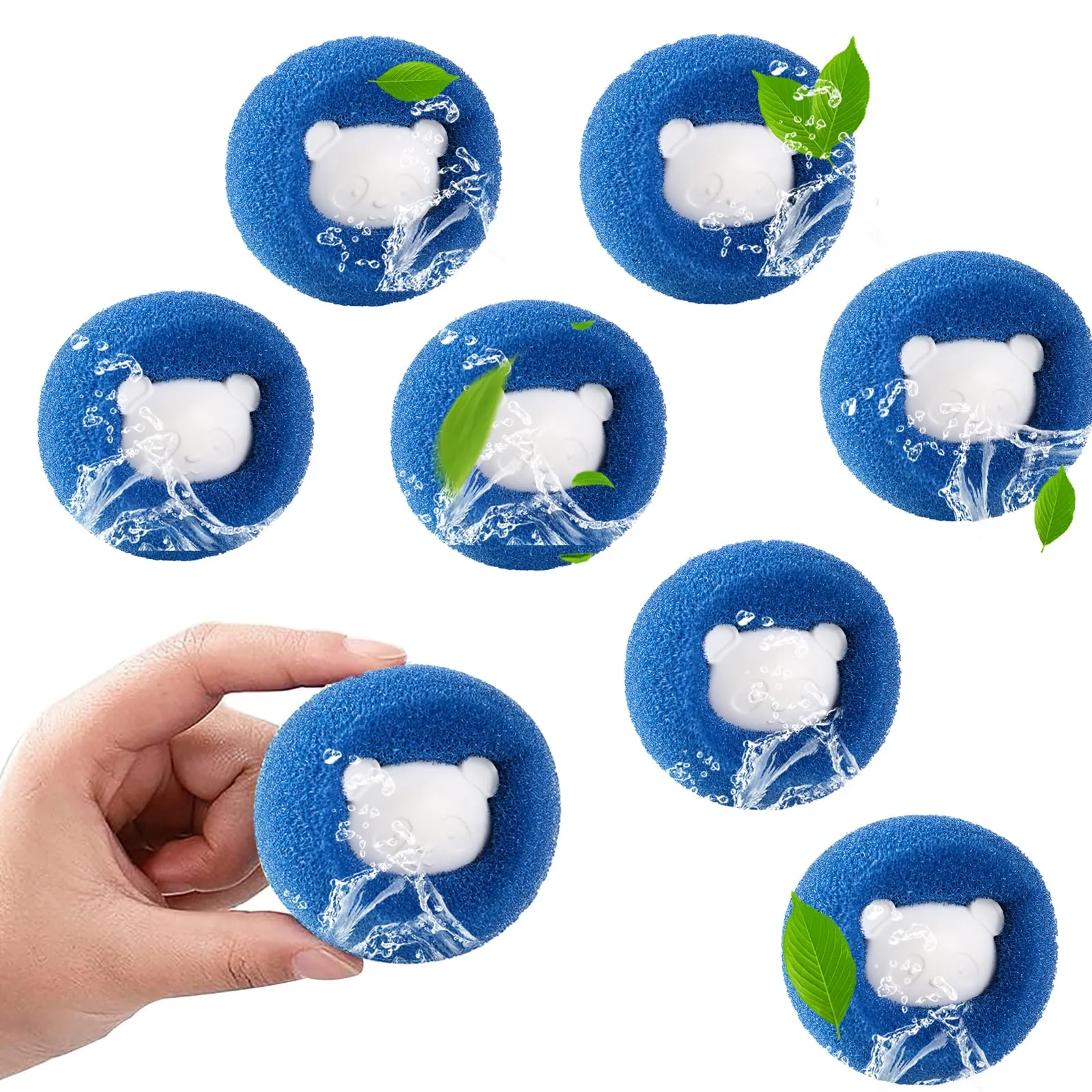 Cattura Pelo Lavatrice, 8 Pezzi Acchiappa Peli per Lavatrice, Raccogli Peli-Lavatrices Riutilizzabile, Rimuovi Efficacemente Pelo di Gatto, Cane e Altri Animali da Biancheria e Vestiti