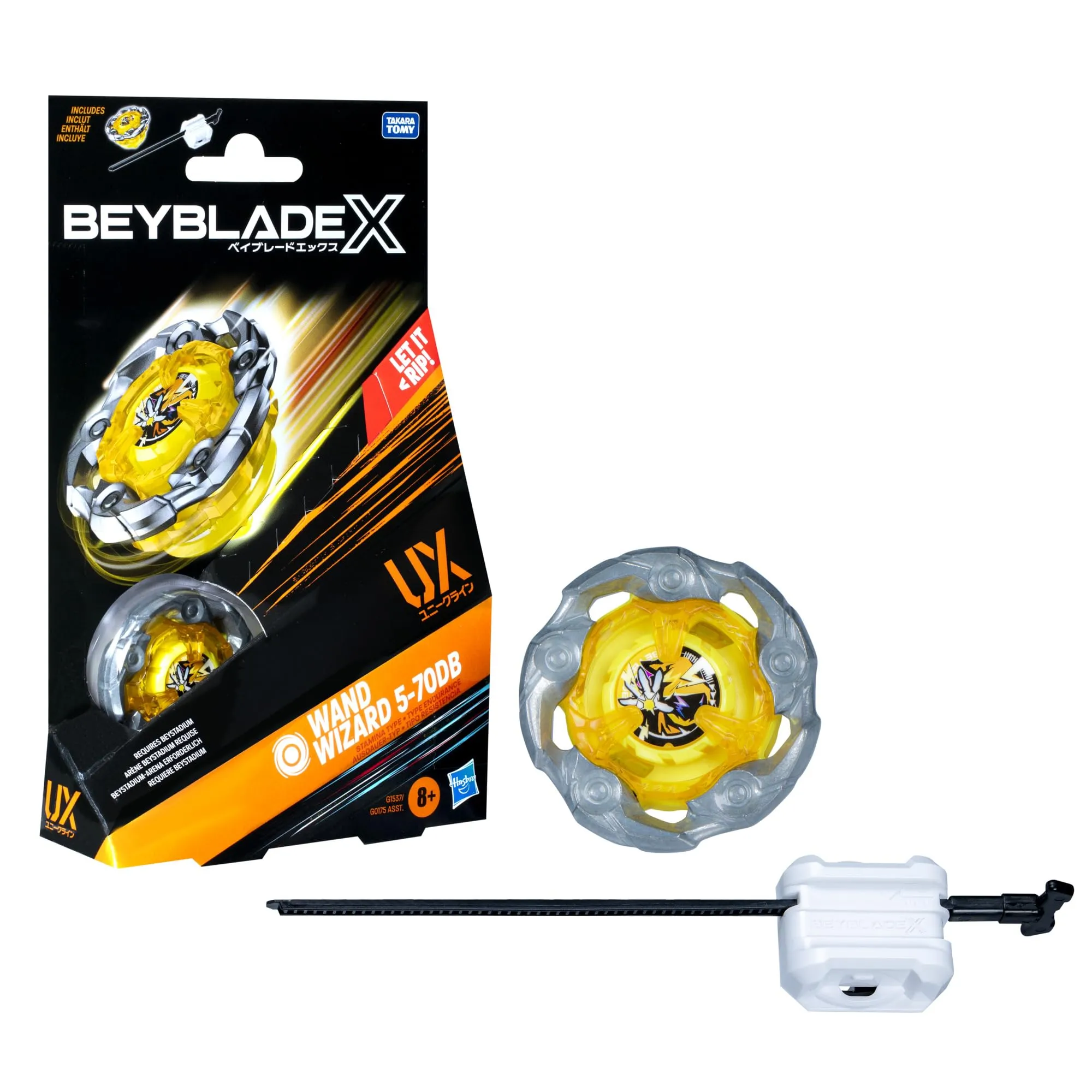 Hasbro Beyblade- BEY Blade BBX Wand Wizard 5-70DB, Colore, G1537ES0