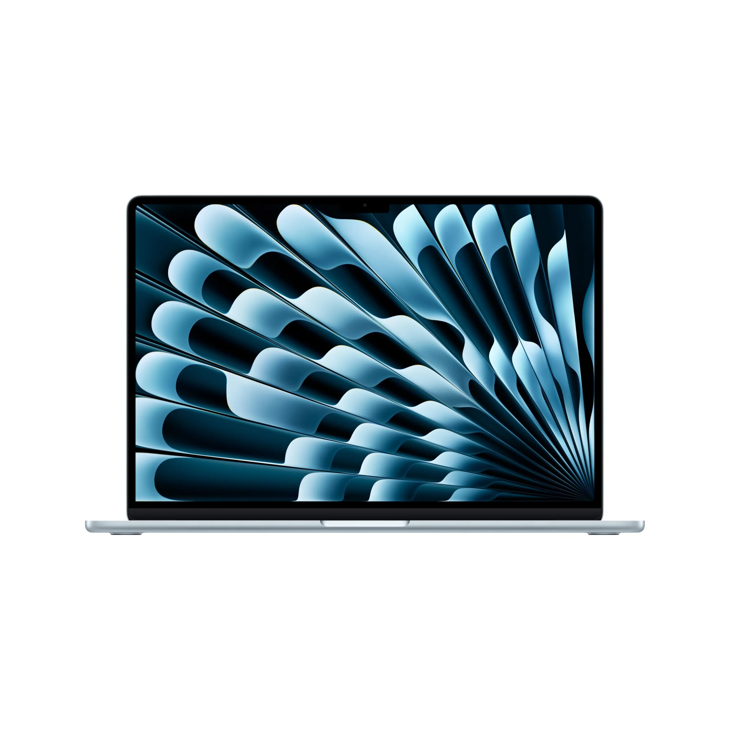 Portatile Apple MacBook Air 15" con chip M4 (2025): progettato per Apple Intelligence, display Liquid Retina da 15,3", 16GB di memoria unificata, 256GB di archiviazione SSD, Touch ID; Celeste