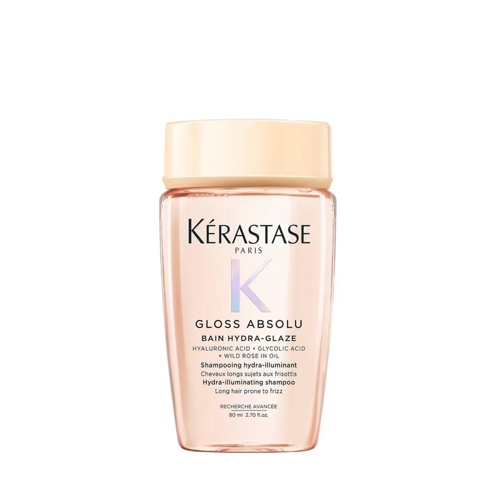 Kérastase Paris Gloss Absolu Bain Hydra-Glaze per capelli tendenti al crespo 80ml