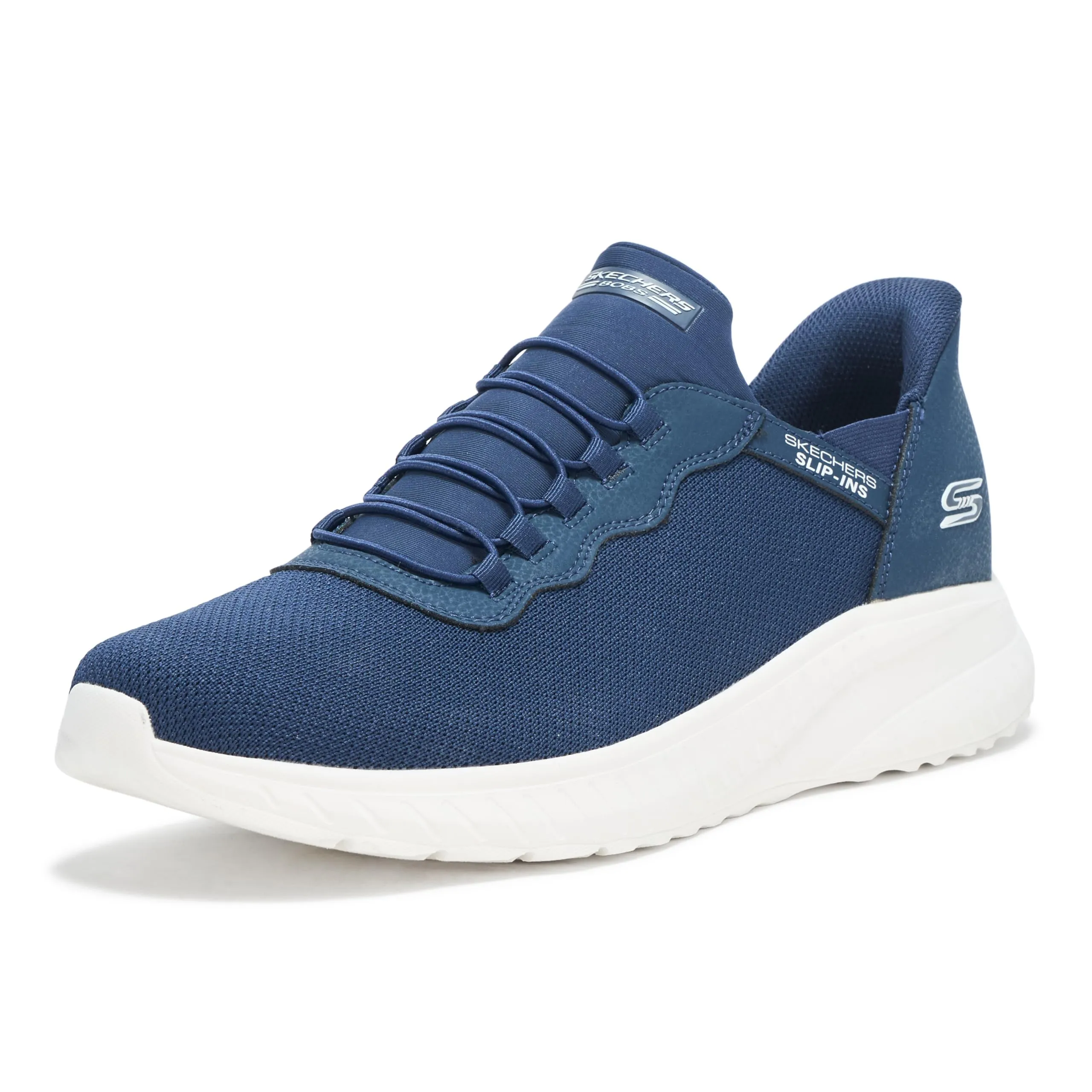 Skechers Slip-in Mani libere Bobs Squad Chaos-Daily Hype, Scarpe da Ginnastica Uomo, Navy, 43 EU