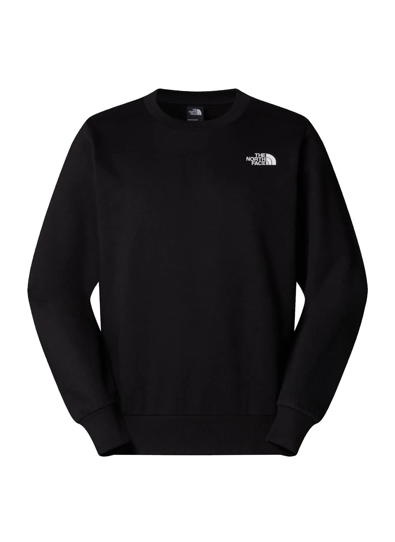 THE NORTH FACE NF0A89FBJK3 M Simple Dome Crew Maglia Lunga Uomo TNF Black Taglia XL