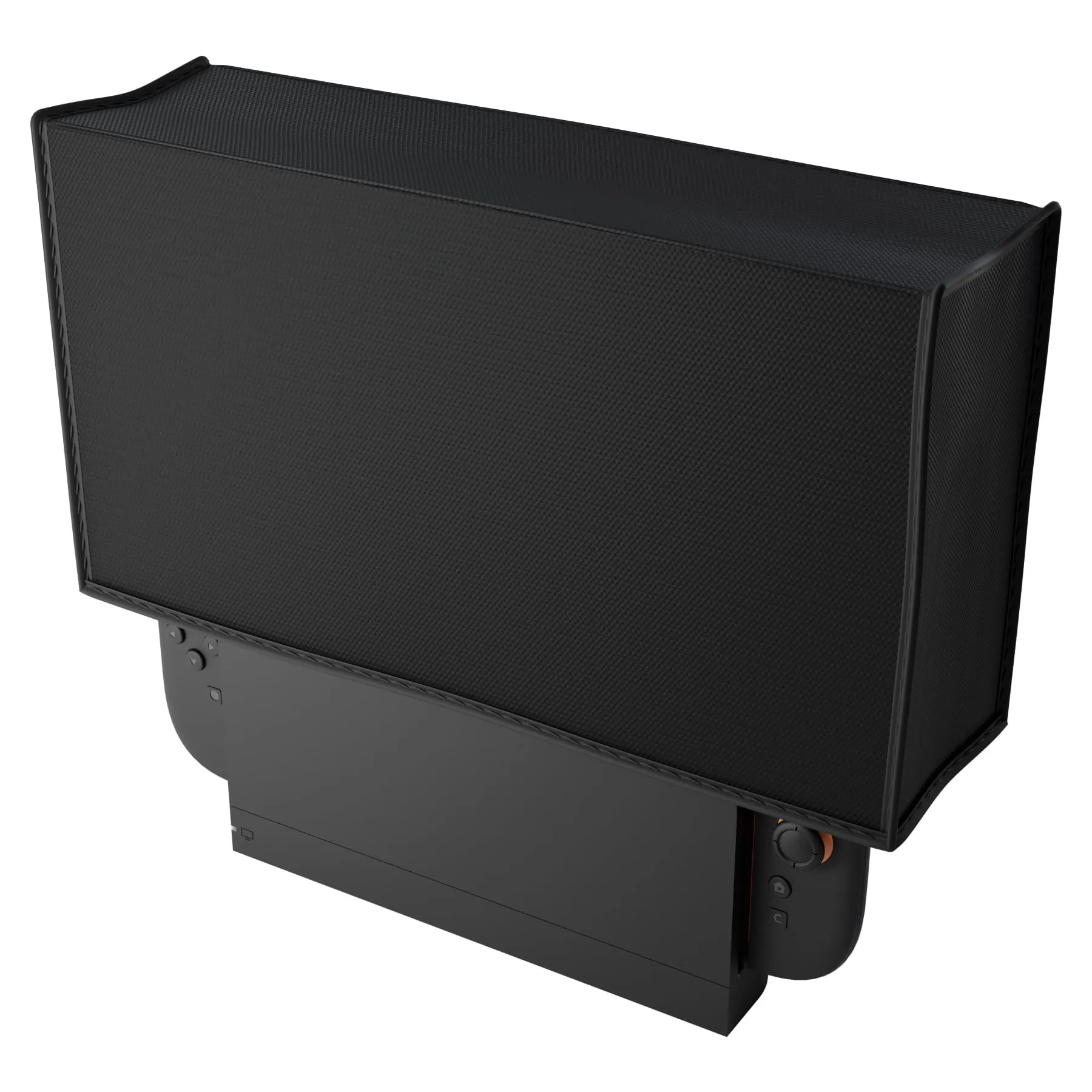 PlayVital Cover Antipolvere per Nintendo Switch 2, Copertura Nylon Coperchio Protettivo Impermeabile Antigraffio per Nintendo Switch 2 Console & Charging Dock, Nero