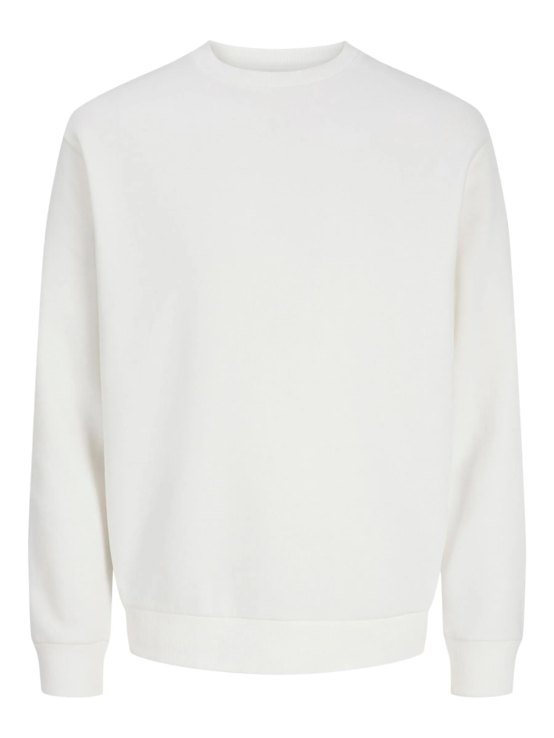 JACK & JONES Maglione Base a Manica Lunga Girocollo Pullover Monocromatico JJEBRADLEY von, Colore:Bianco, Dimensione Maglia:M