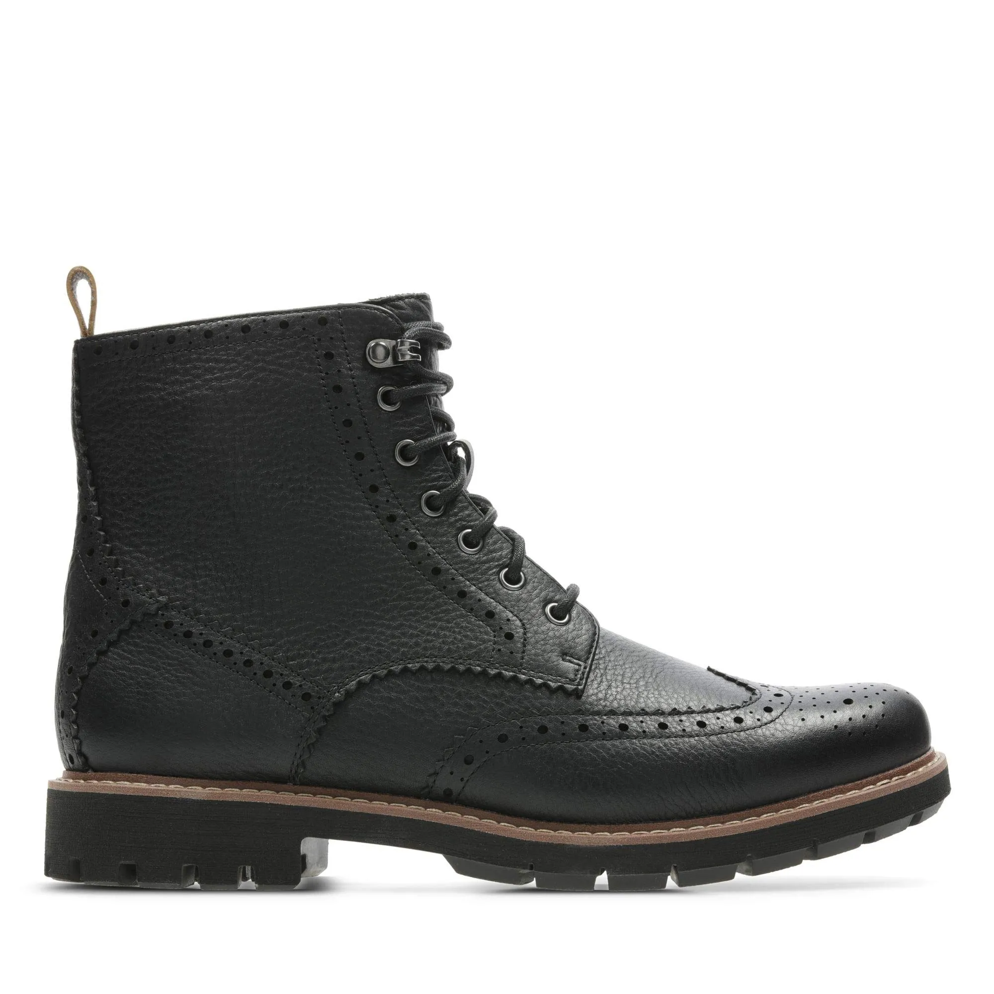 Clarks Batcombe Lord, Stivali da Motociclista Uomo, Nero (Black 1), 43 EU