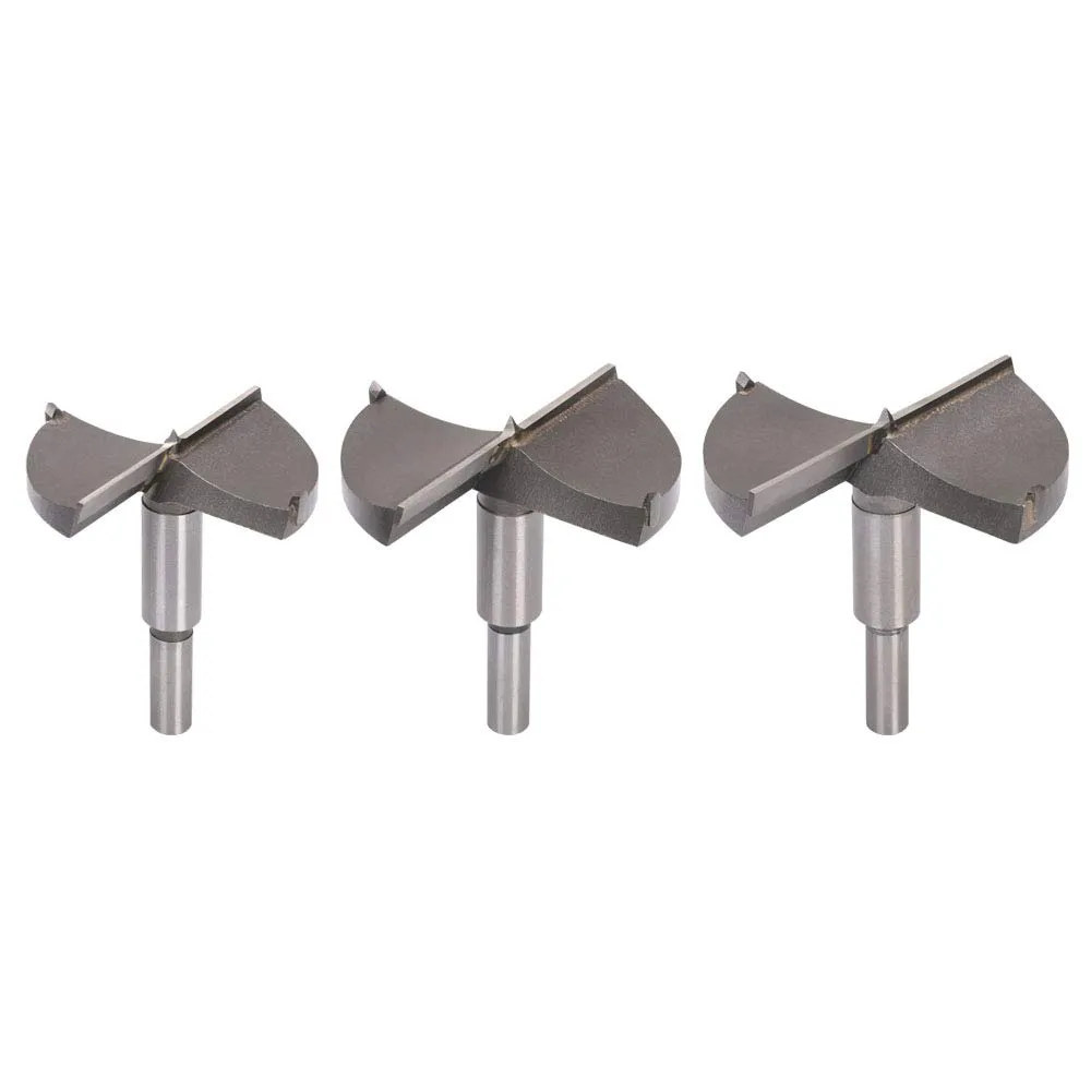 flintronic 3Pcs Forstner Punte per Legno, 65mm70mm80mm Forstner Drill Bit Punta da Trapano Sega a Tazza Lavorazione del Legno Foro ha Veduto Ideali per Fori nel Legno Ciechi o Passanti, con Scatola