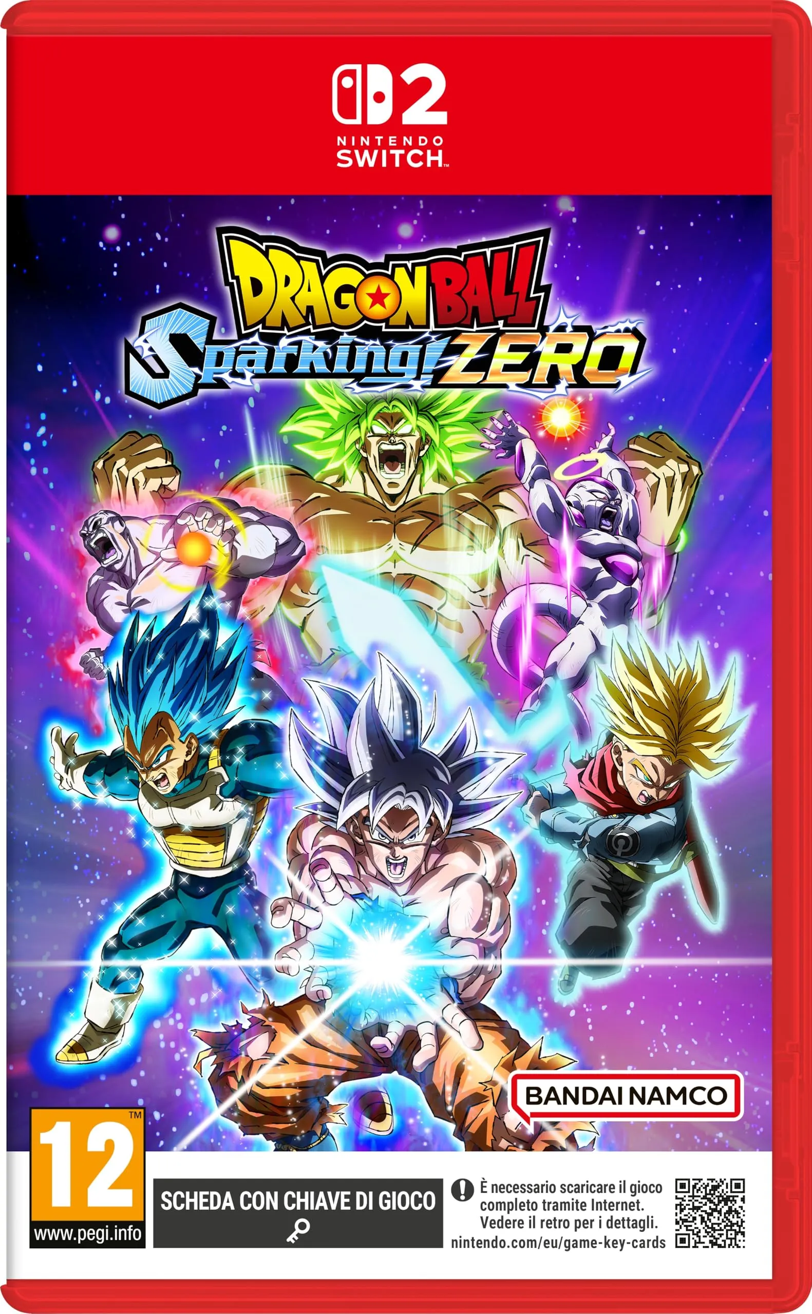 DRAGON BALL SPARKING ZERO NSW2 (Game Key Card)