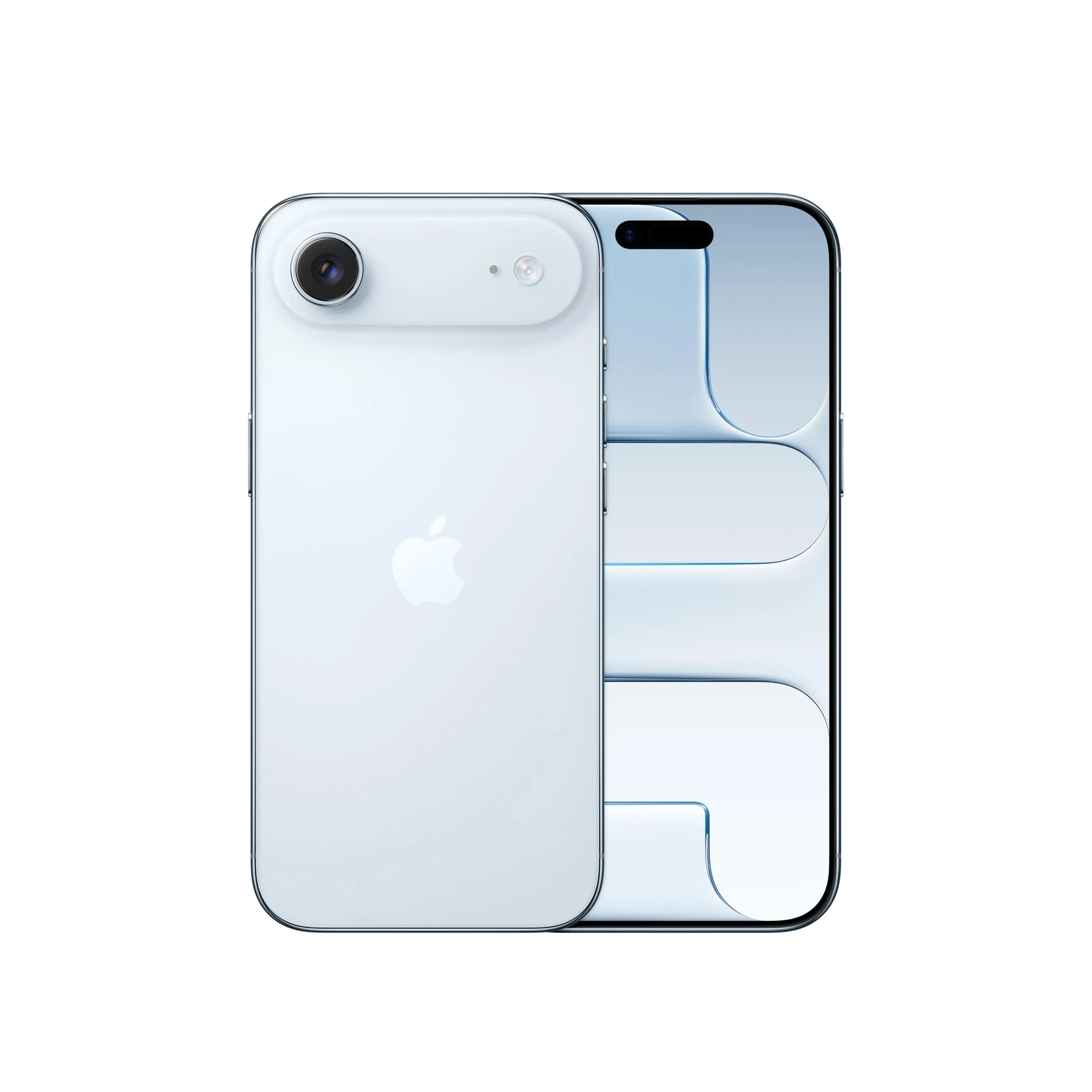 Apple iPhone Air 512 GB: l’iPhone più sottile di sempre, display 6,5" con ProMotion fino a 120Hz, potente chip A19 Pro, fotocamera frontale Center Stage, un giorno intero di batteria, eSim; Celeste