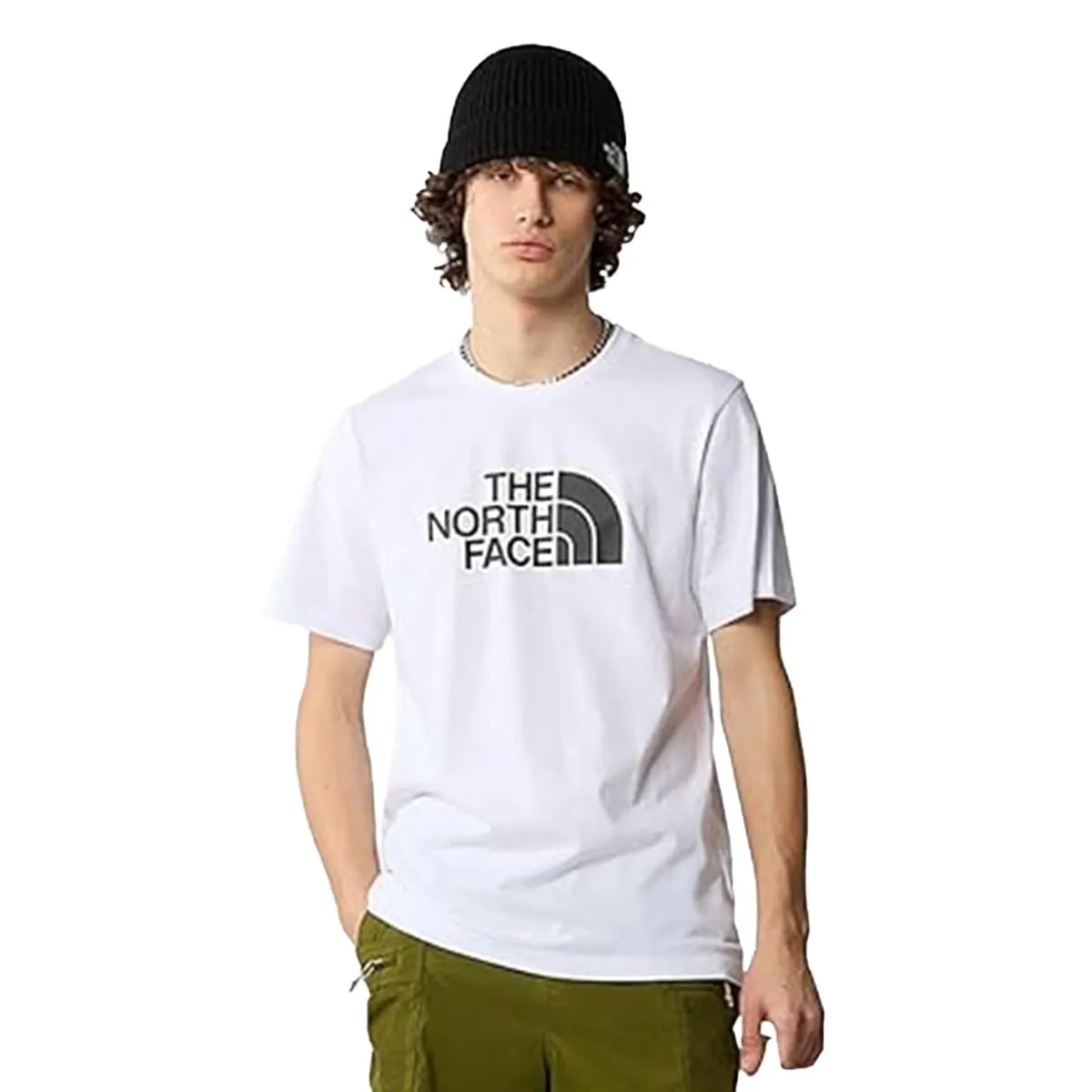 The North Face NF0A8A6CFN41 Men’s S/S Easy Tee T-Shirt Uomo TNF White Taglia M