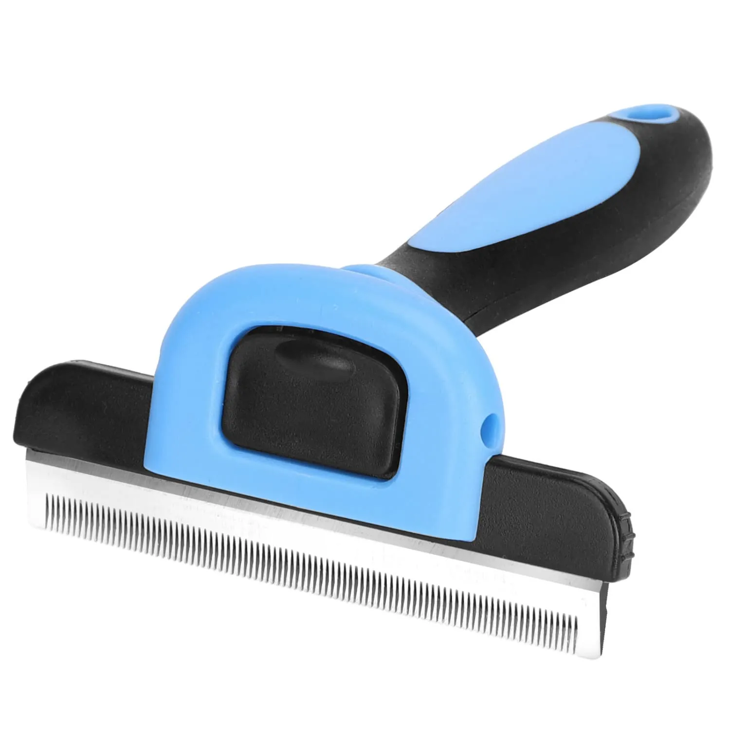 Nobleza Strumento Premium per Il deShedding del Sottopelo con Denti Flessibili in Acciaio Inossidabile Adatto a Cani e Gatti con Pelo Corto e Lungo di Taglia Piccola Media e Grande