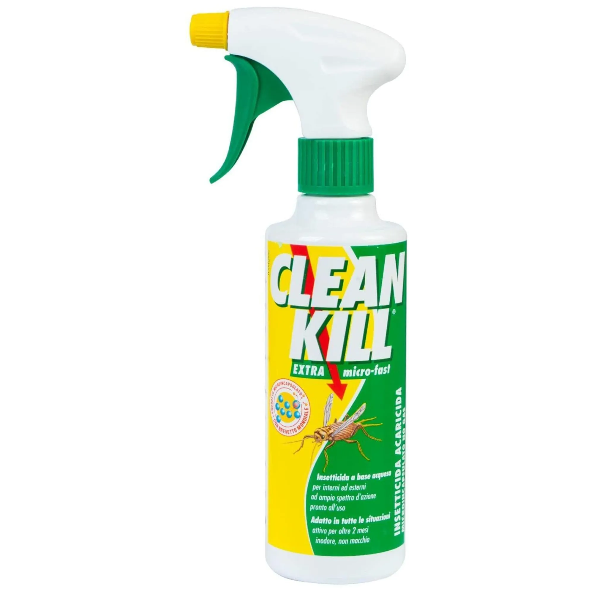 Clean Kill Extra Micro Fast, Insetticida A Base Acquosa Per Interni Ed Esterni