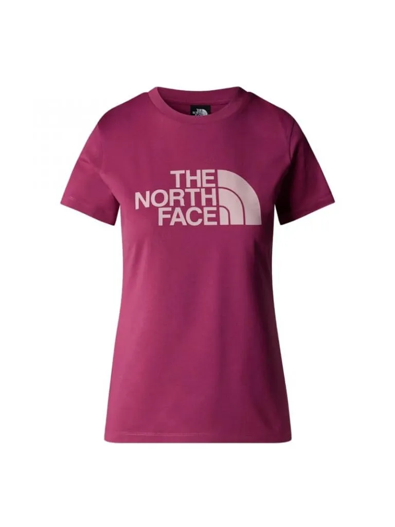THE NORTH FACE NF0A8A6D90M W S/S Easy Tee T-Shirt Donna Cyber Berry/Metal Pink Taglia M