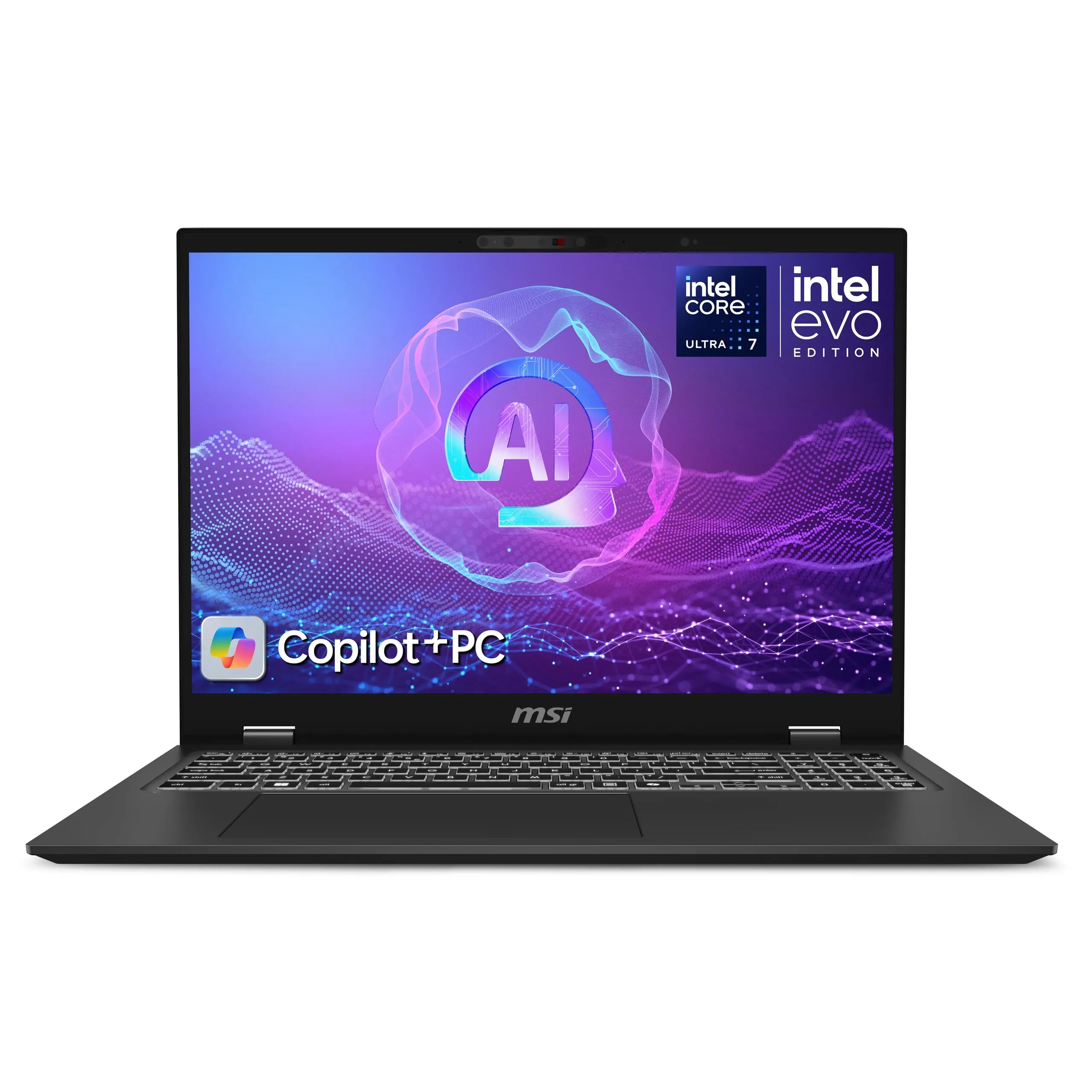 MSI Prestige 16 AI+ Evo B2VMG-024IT Notebook 16" OLED UHD+ 60Hz, Intel Core Ultra 7 258V, Intel ARC, RAM 32GB LPDDR5X 8533MHz, 1TB SSD PCIe4, Bty 99Whr, Win 11 Home [Layout e Garanzia ITA]