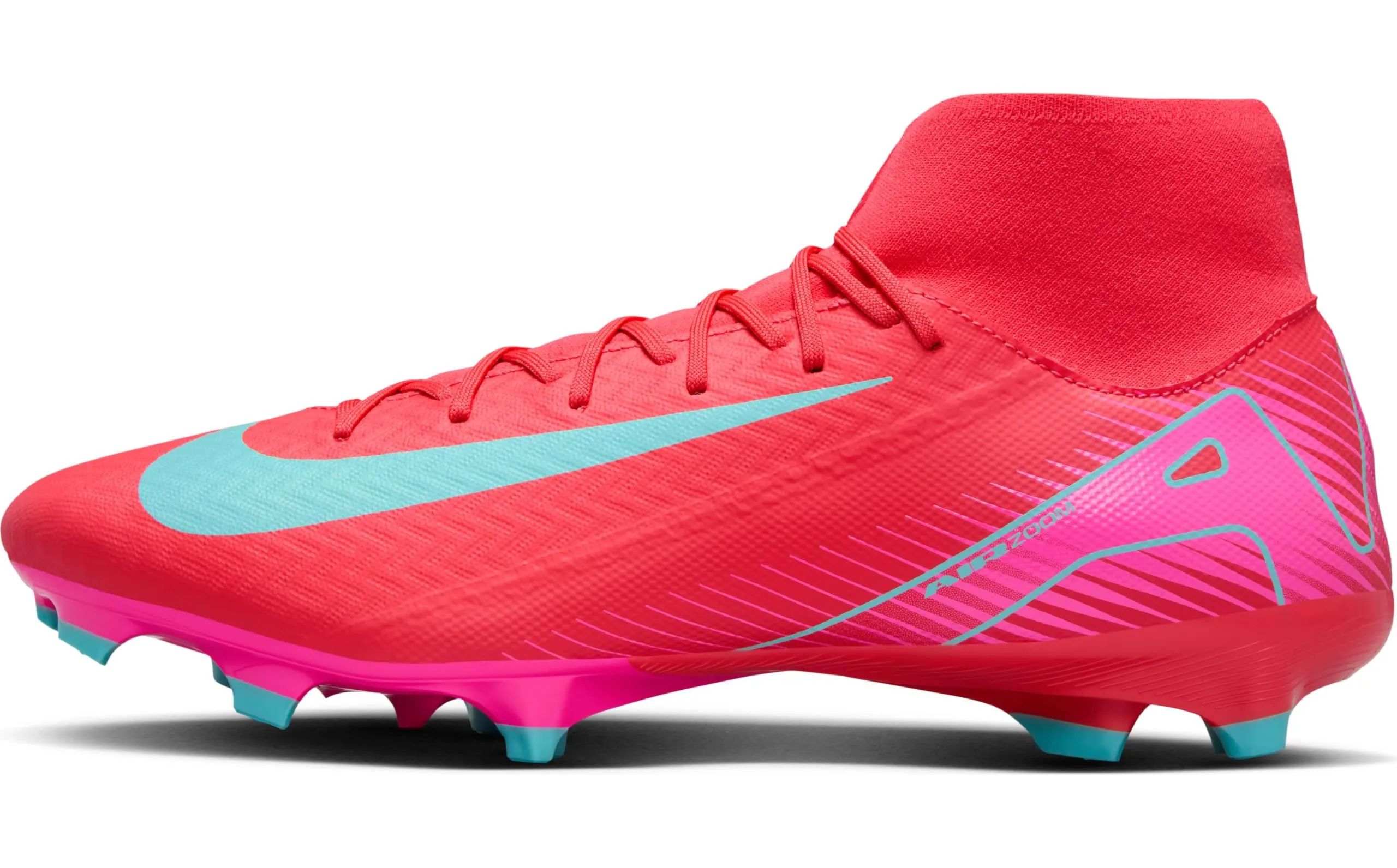 NIKE Mercurial Superfly 10 Academy, Sneaker Uomo, Ember Glow/Aurora Green, 43 EU