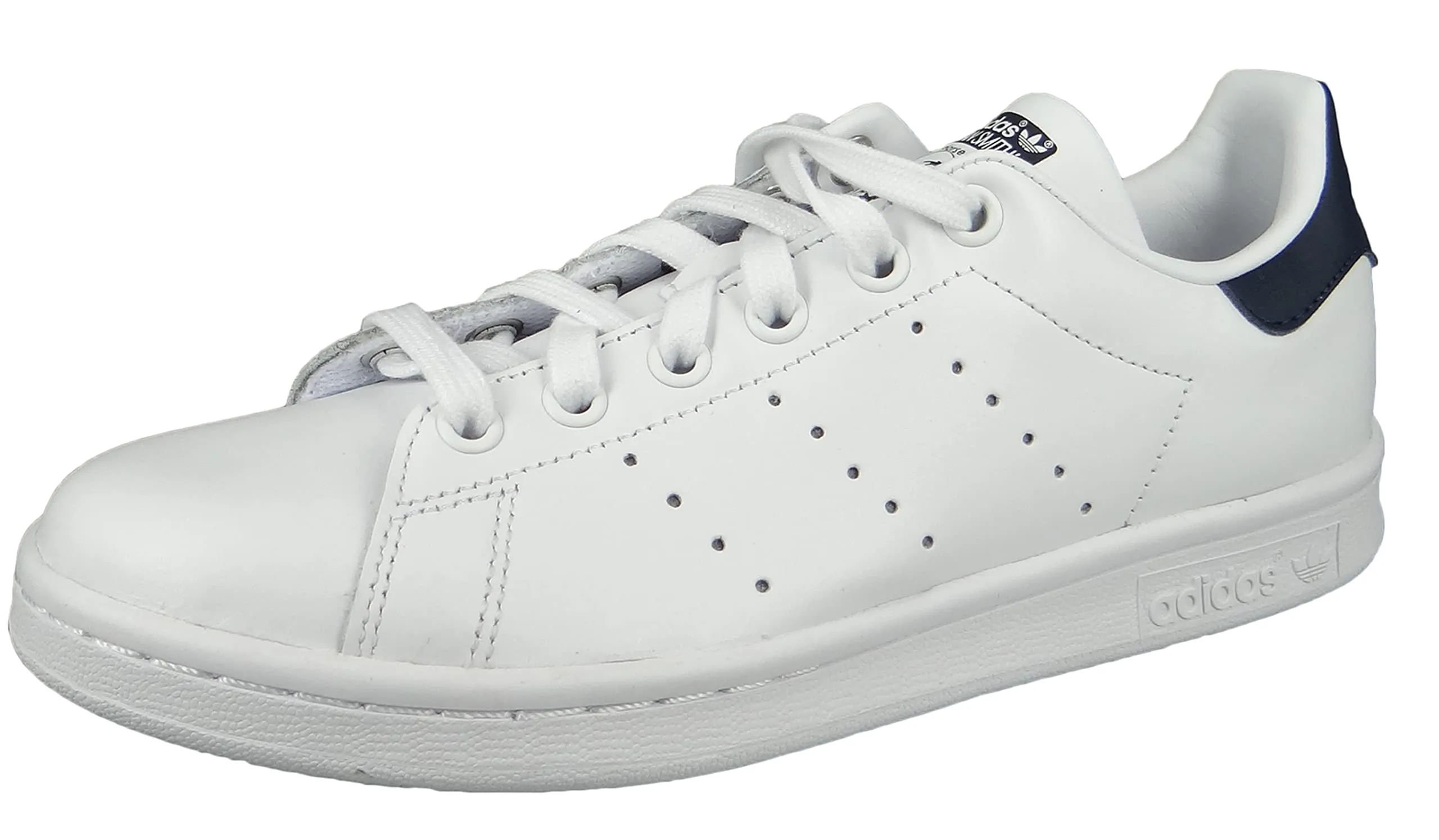 adidas Originals Stan Smith M, Scarpe da Ginnastica Uomo, Core White Core White Dark Blue, 40 EU
