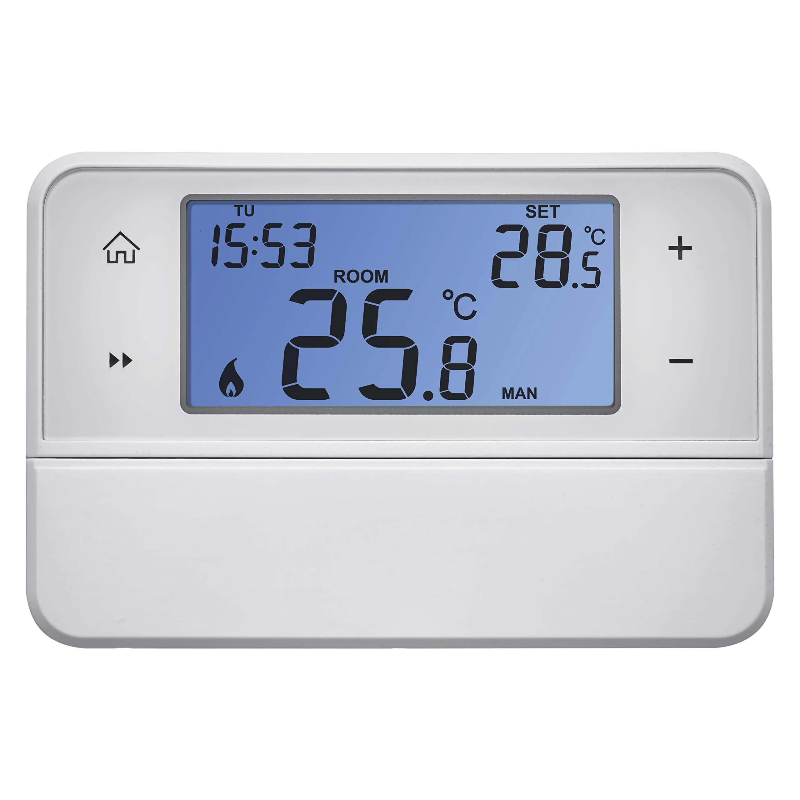 EMOS - Termostato digitale per ambienti con supporto OpenTherm, timer programmabile per sistemi di riscaldamento e sistemi di raffreddamento, per montaggio a parete