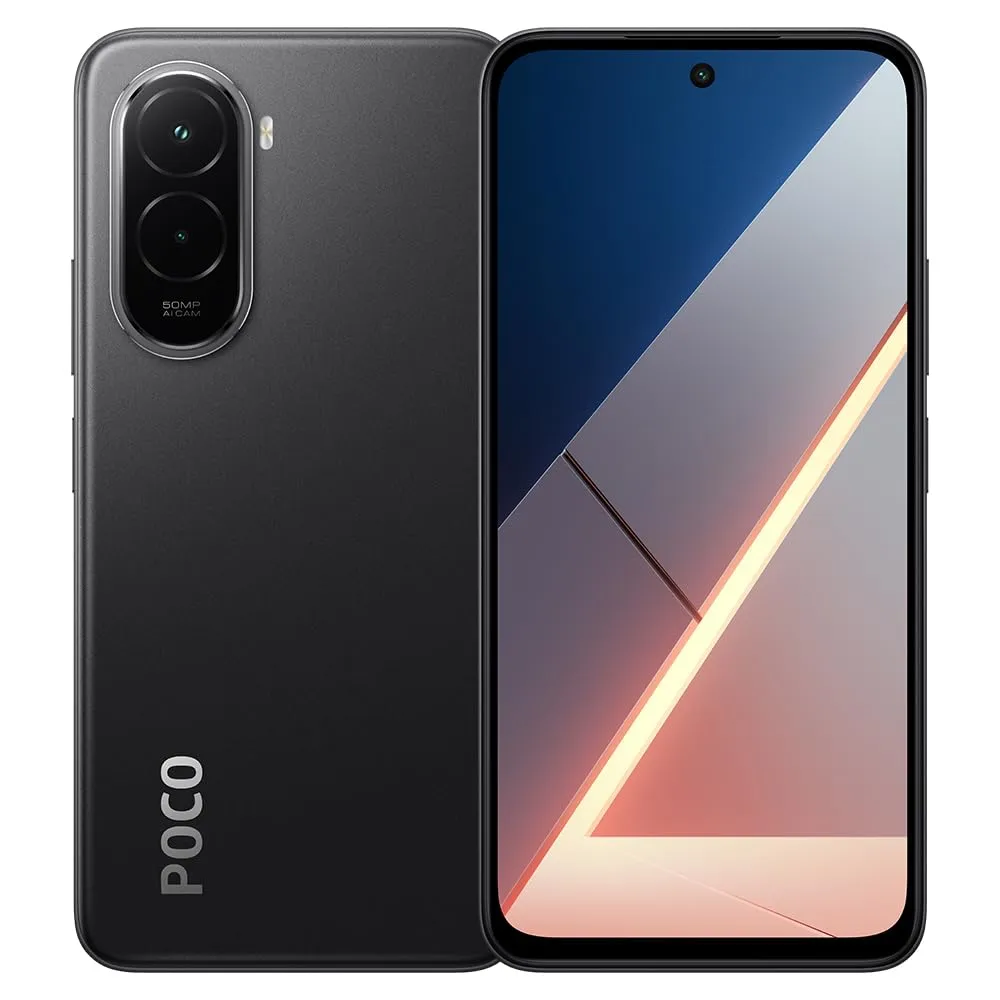 XIAOMI POCO M7 8GB+256GB Smartphone con schermo 6.9" FHD+ DotDisplay, fotocamera 50MP, processore Snapdragon 685 e batteria 7000 mAh,nero(con caricatore incluso)