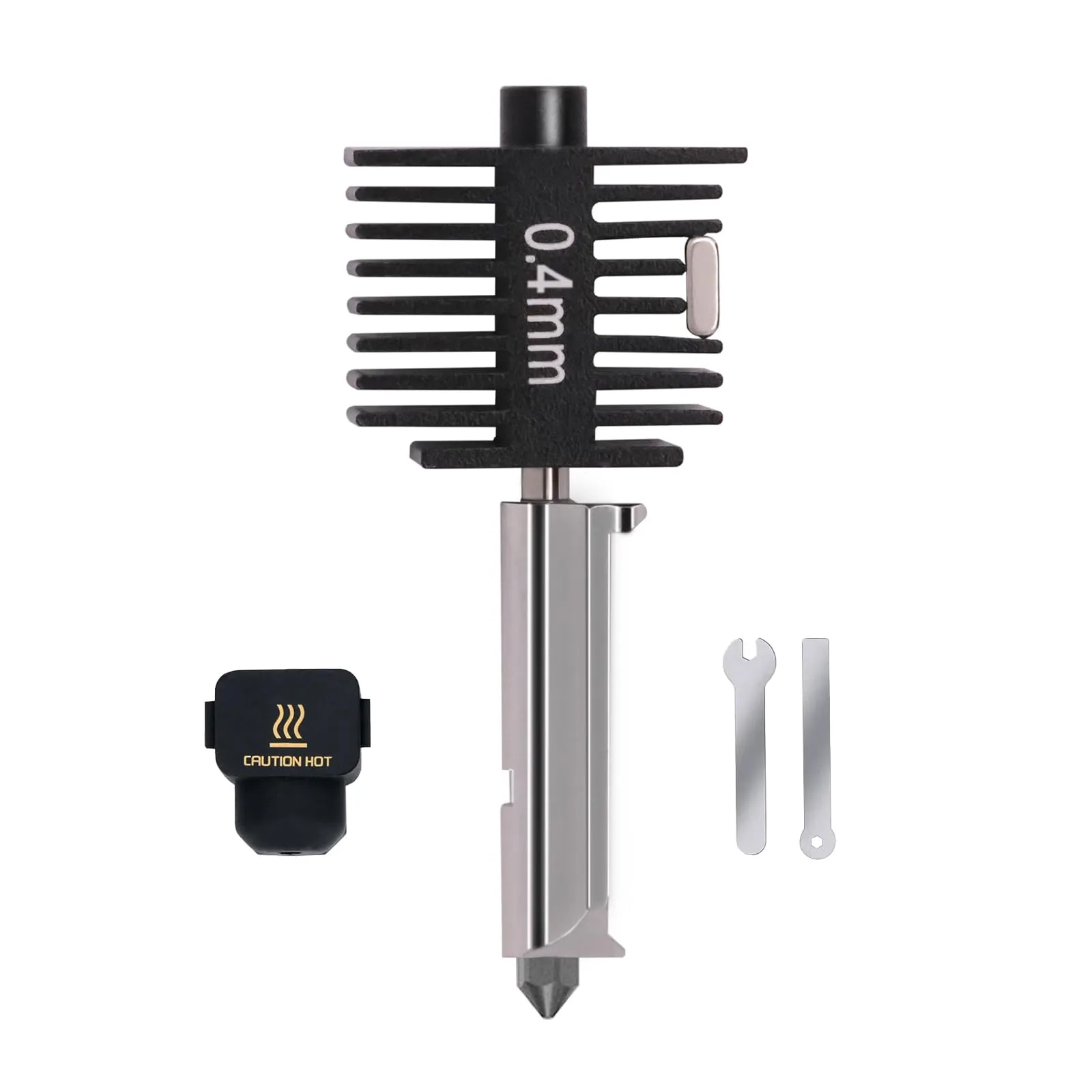 A1 Mini kit di aggiornamento Hotend, set di blocchi di calore per stampante 3D, con nodi in acciaio rigido da 0,4 mm e calzini in silicone per bambù Lab A1/A1 Mini