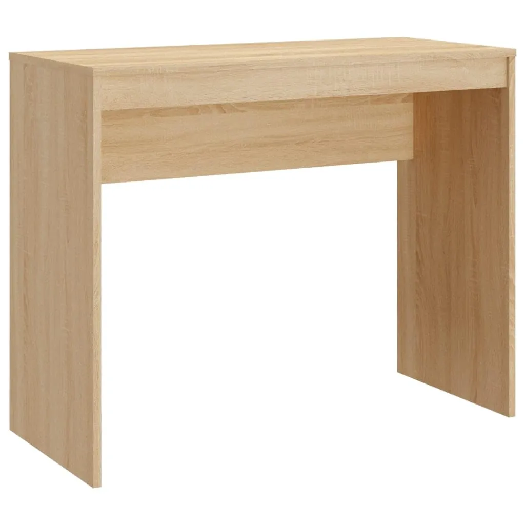 vidaXL Scrivania Moderna Elegante Robusta Tavolo da Lavoro Ufficio Studio Mobile Porta PC Consolle Decorativa Rovere Sonoma in Truciolato