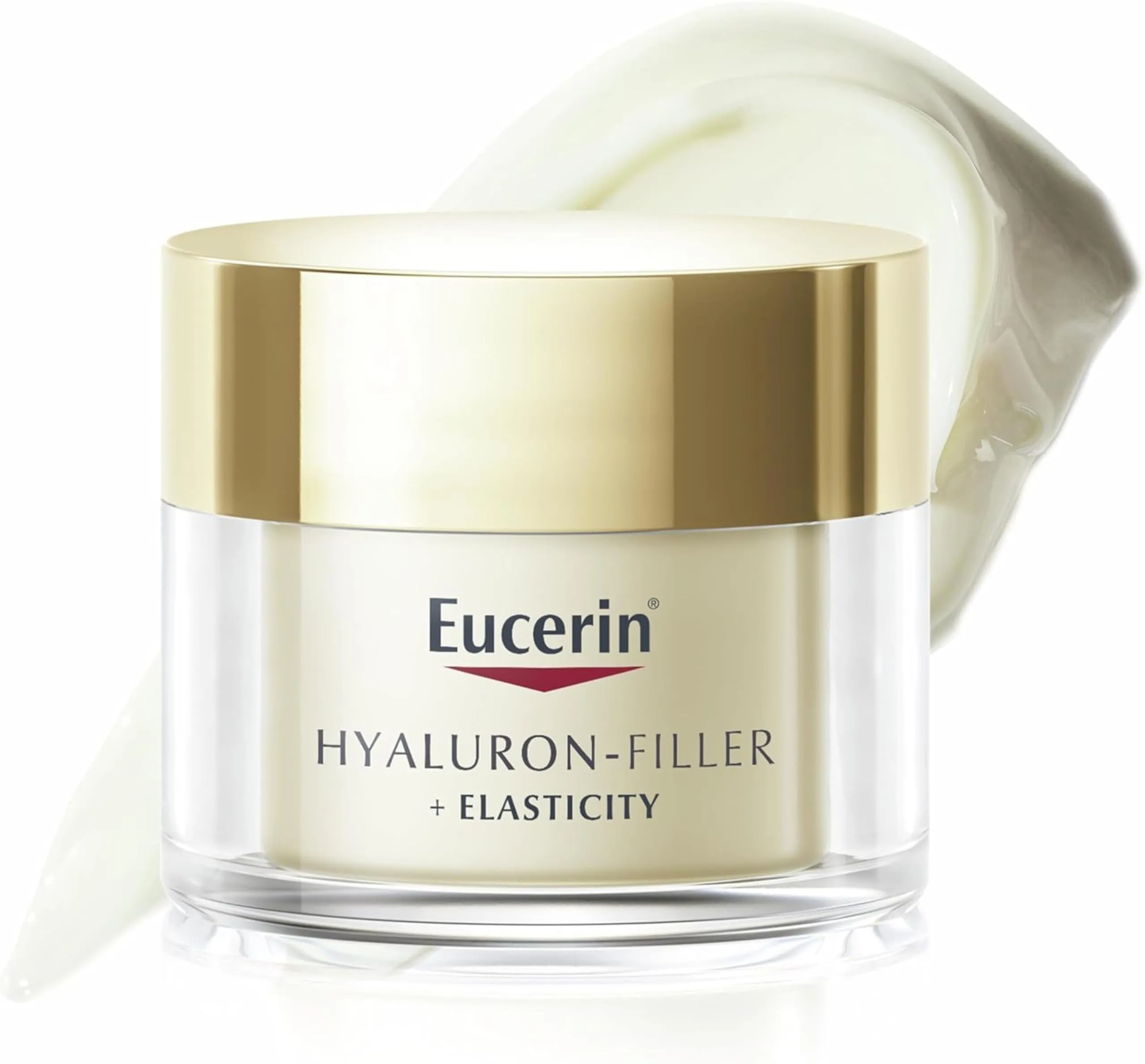 Eucerin Hyaluron-Filler + Elasticity Crema Giorno SPF 15 50 ml, Crema viso antimacchie e antirughe, Formula con Acido Ialuronico elasticizzante e Thiamidol per tutti i tipi di pelle
