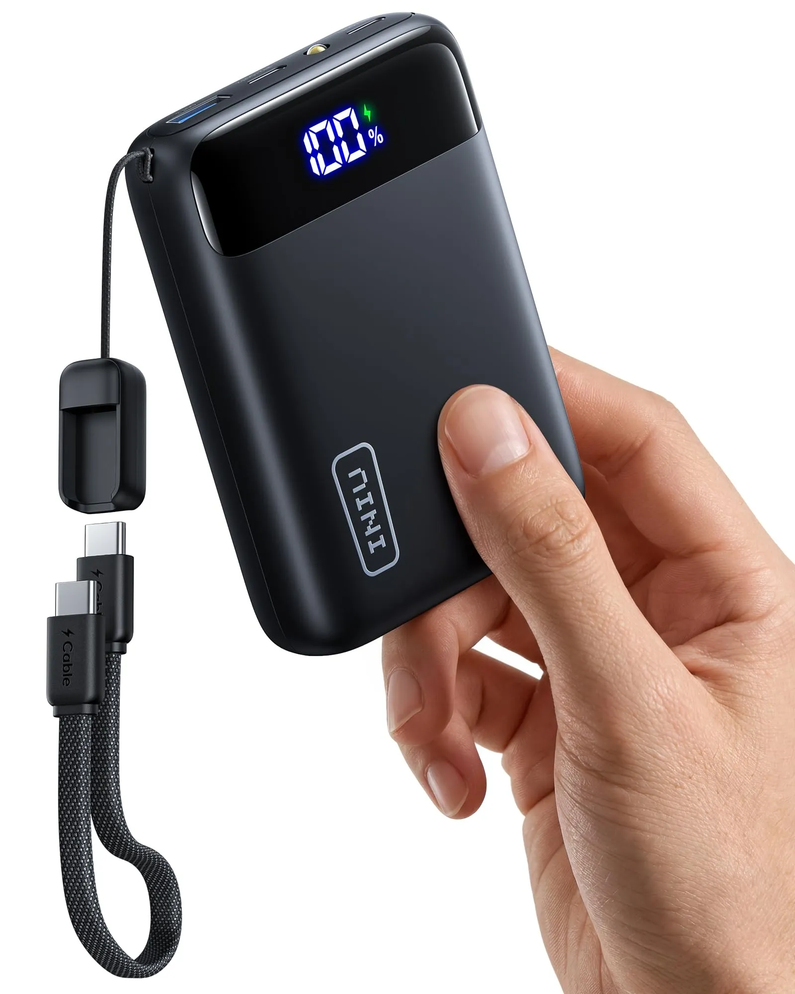 INIU Power Bank, 20000mAh Caricatore Portatile Ricarica Rapida,Display LED PD3.1 Batteria Esterna Powerbank Compatibile con MacBook Pro iPhone16 15 14 Plus Pro Max Galaxy S24 Ultra Steam Deck iPad