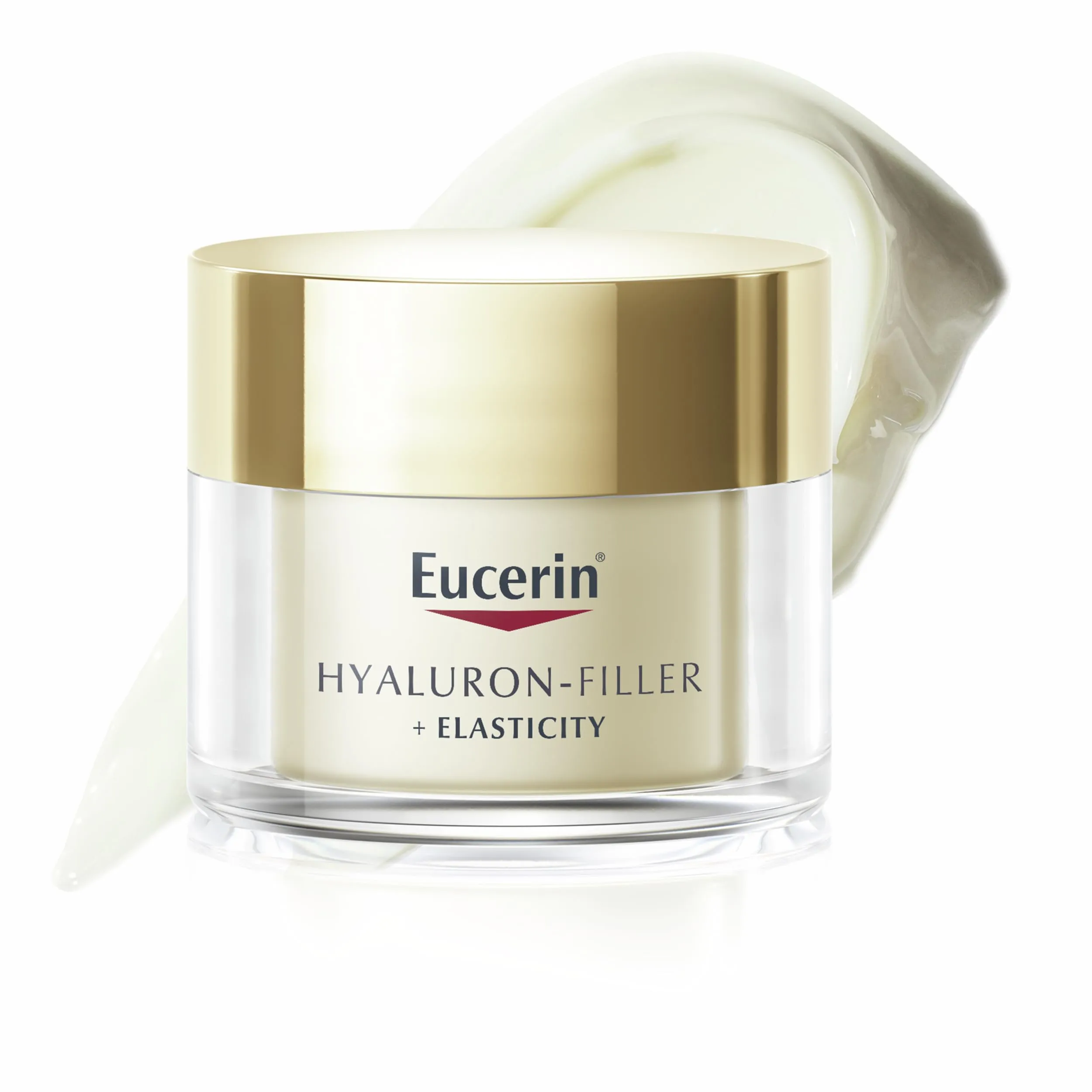 Eucerin Hyaluron-Filler + Elasticity Crema Viso Notte 50 ml, Crema viso antimacchie e antirughe, Formula con Acido Ialuronico elasticizzante e Thiamidol per tutti i tipi di pelle