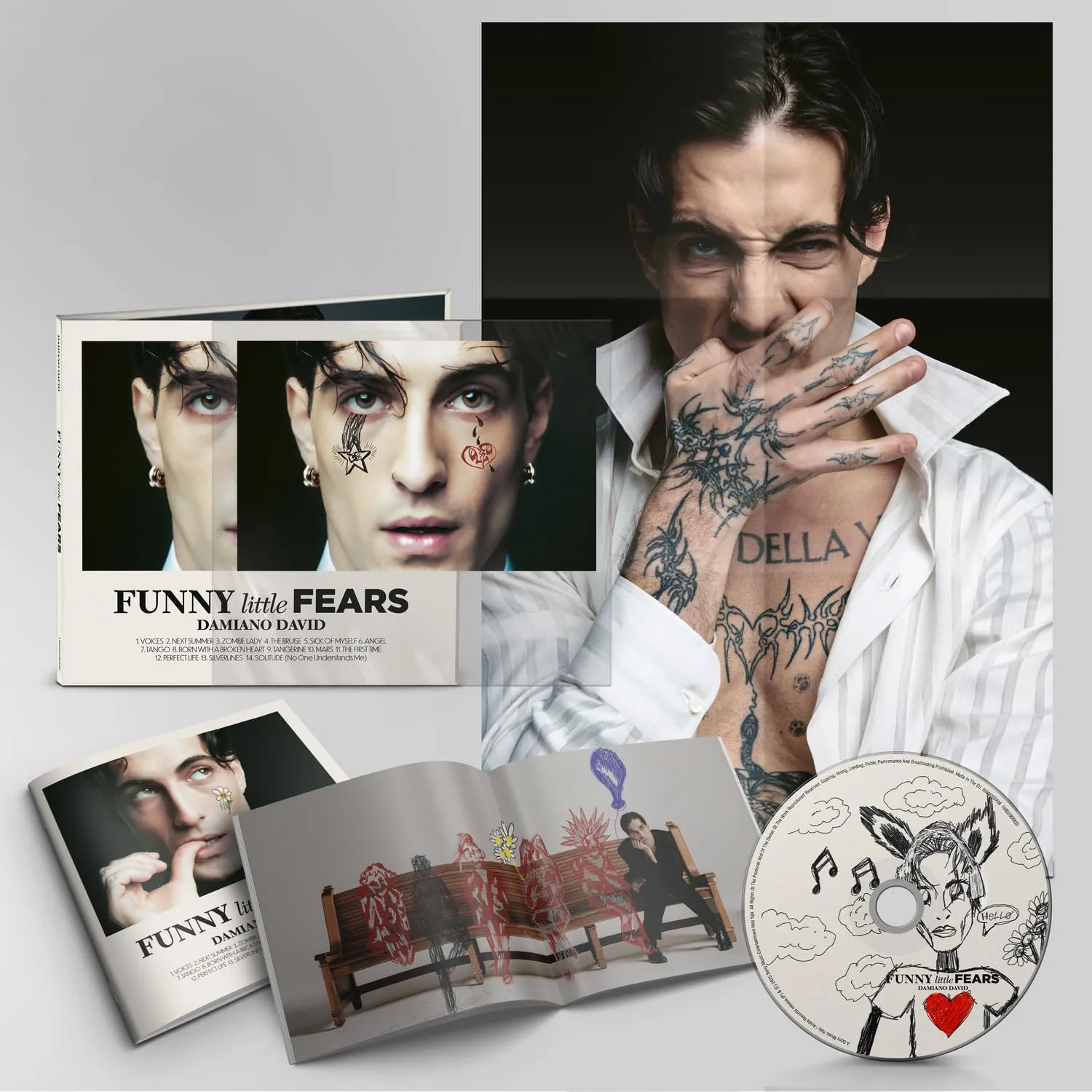 FUNNY little FEARS - Deluxe CD: Single Disc in Softpack with 2 Booklets + Poster