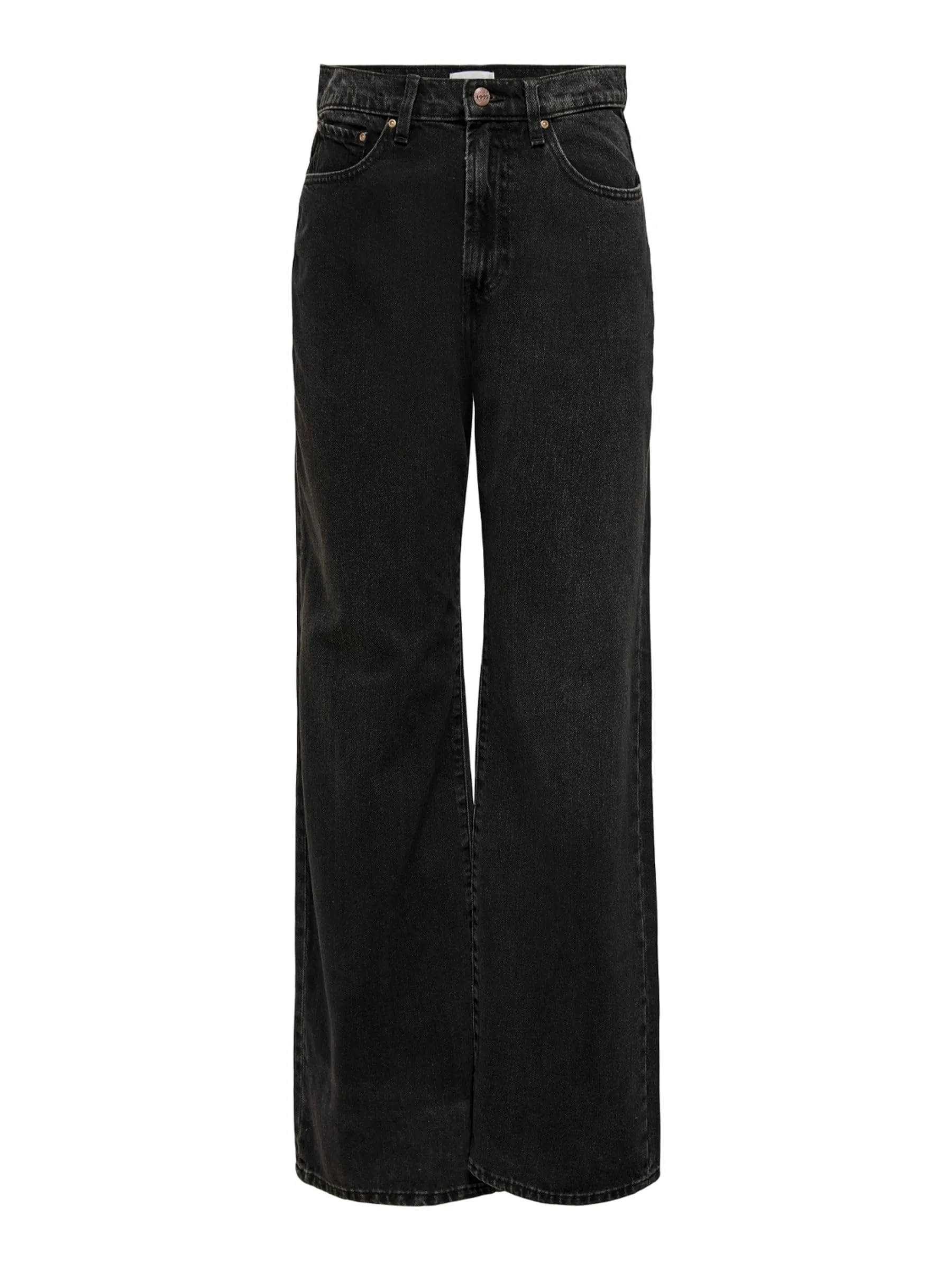 ONLY ONLHOPE Ex HW Wide DNM ANA129 Noos Jeans, Black Denim, 30/32 da Donna