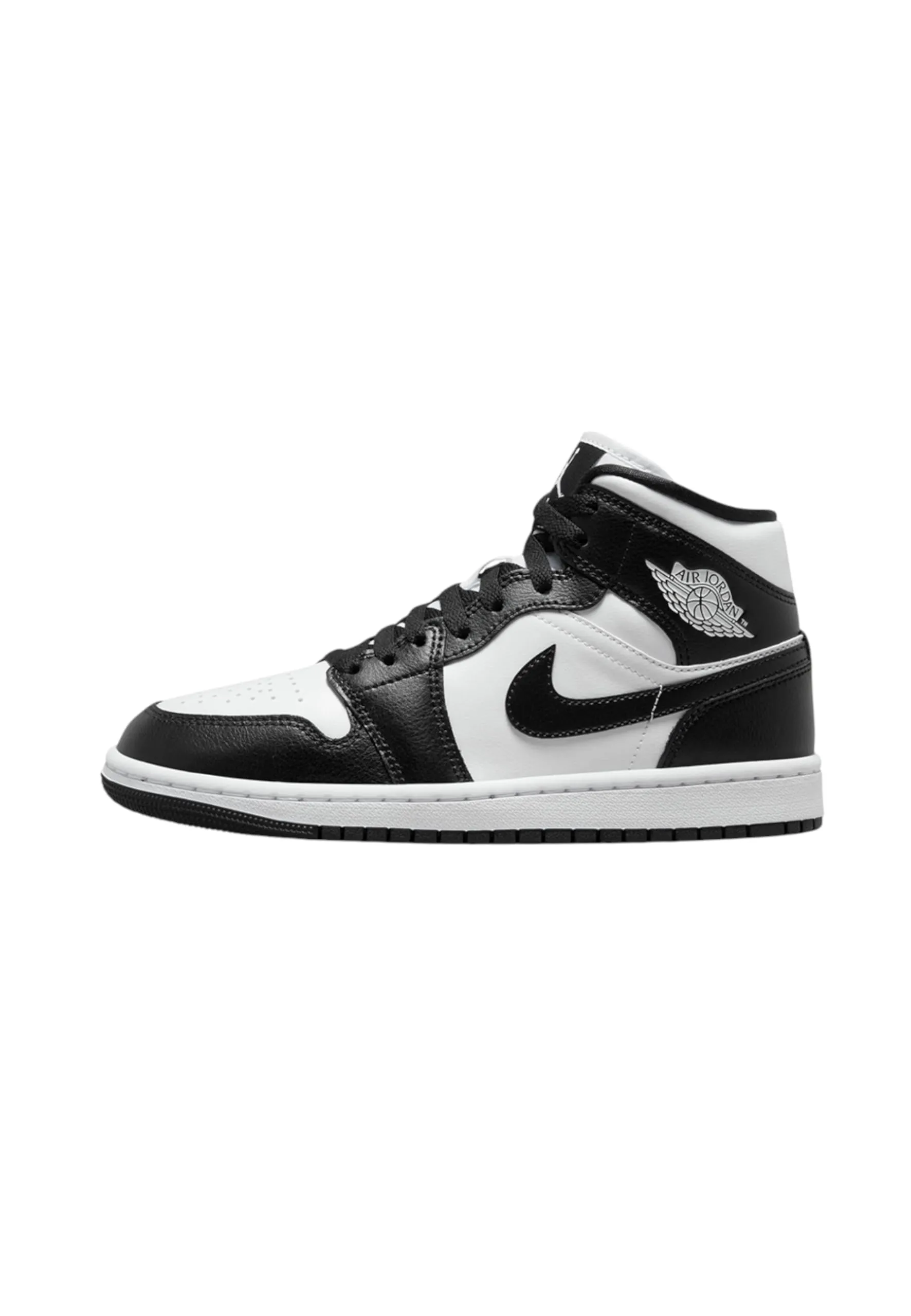 NIKE Air Jordan 1 Mid, Scarpe da Ginnastica Uomo, Bianco Nero Panda Mid, 38.5 EU