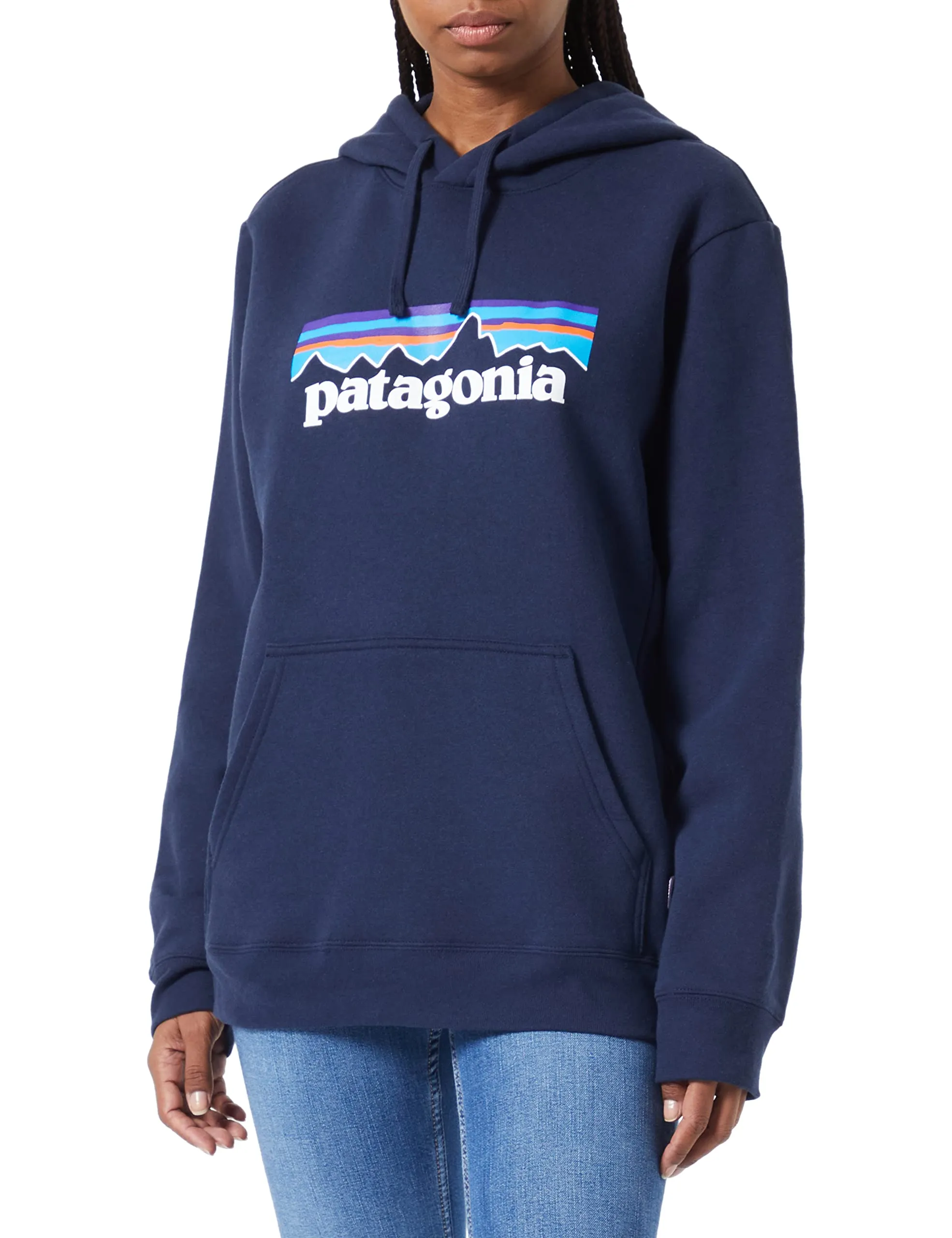 PATAGONIA 39622-NENA P-6 Logo Uprisal Hoody Maglia Lunga New Navy Unisex - Adulto S