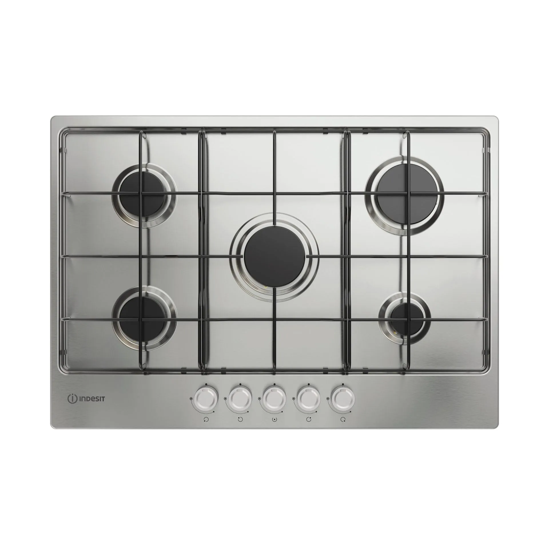 THP 52 IX/I1 - Piano cottura 5 fuochi gas, 73 cm, inox