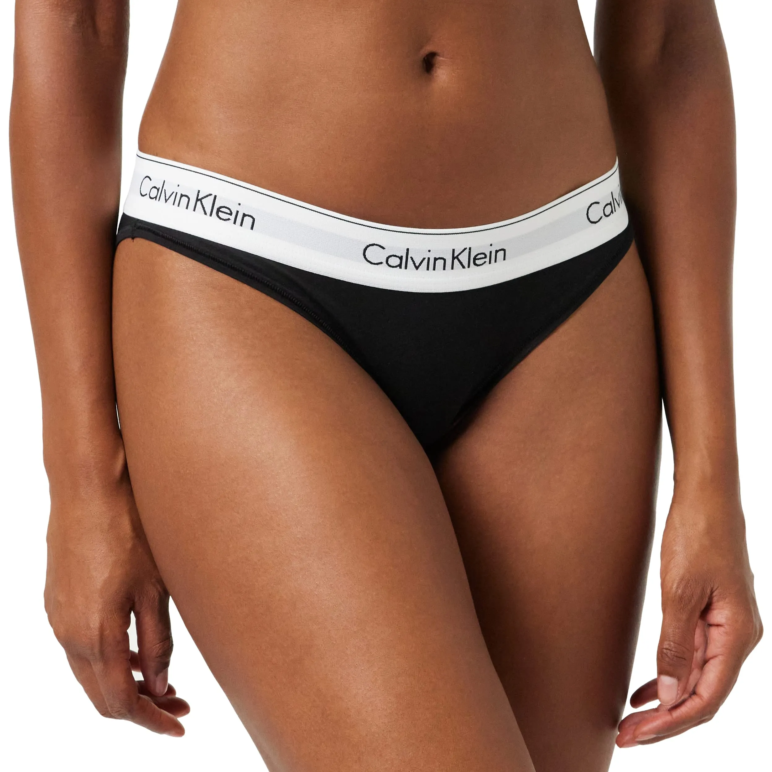 Calvin Klein Bikini 0000F3787E, Mutandine Bikini Donna, Nero (Black),S