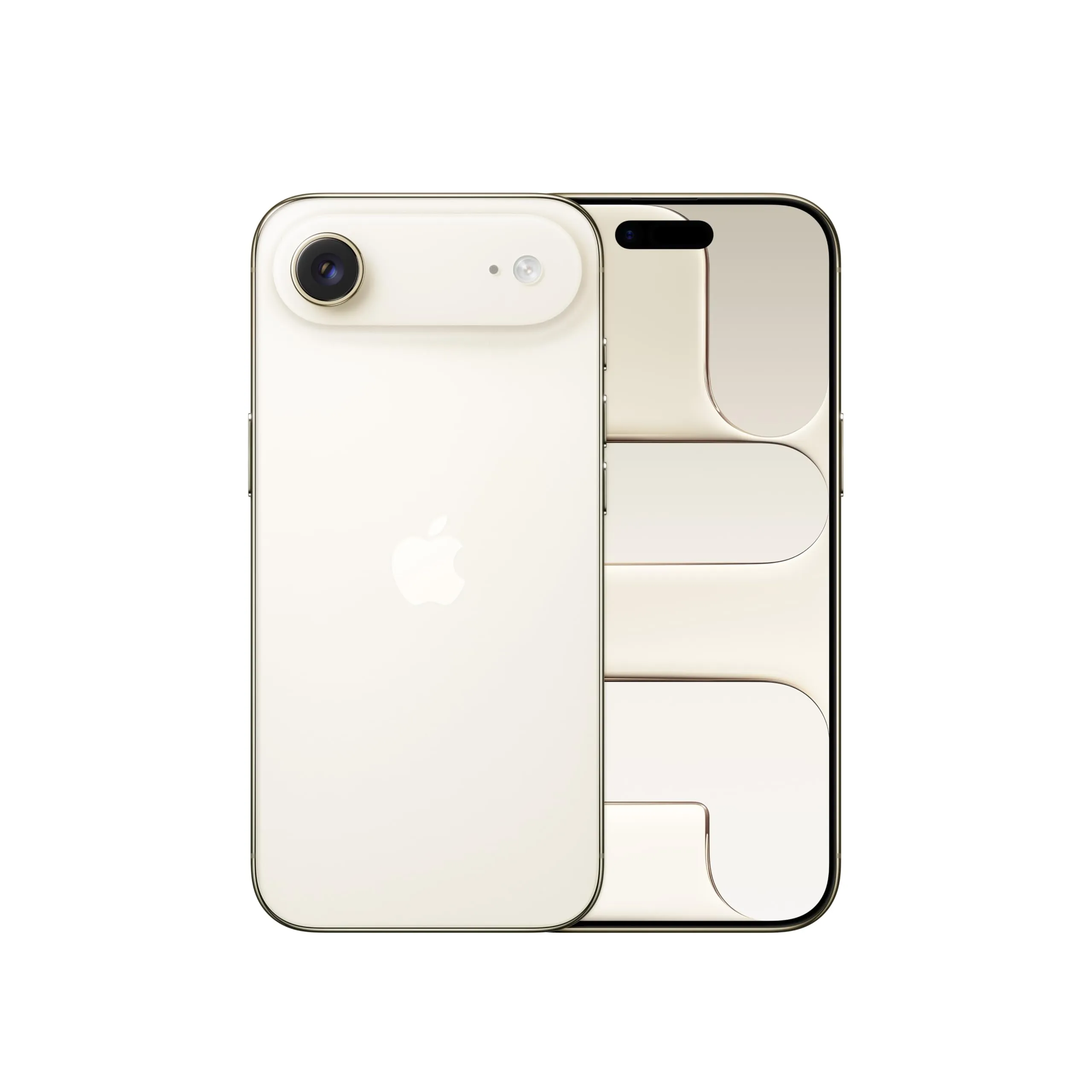 Apple iPhone Air 256 GB: l’iPhone più sottile di sempre, display 6,5" con ProMotion fino a 120Hz, potente chip A19 Pro, fotocamera frontale Center Stage, un giorno intero di batteria; Oro chiaro