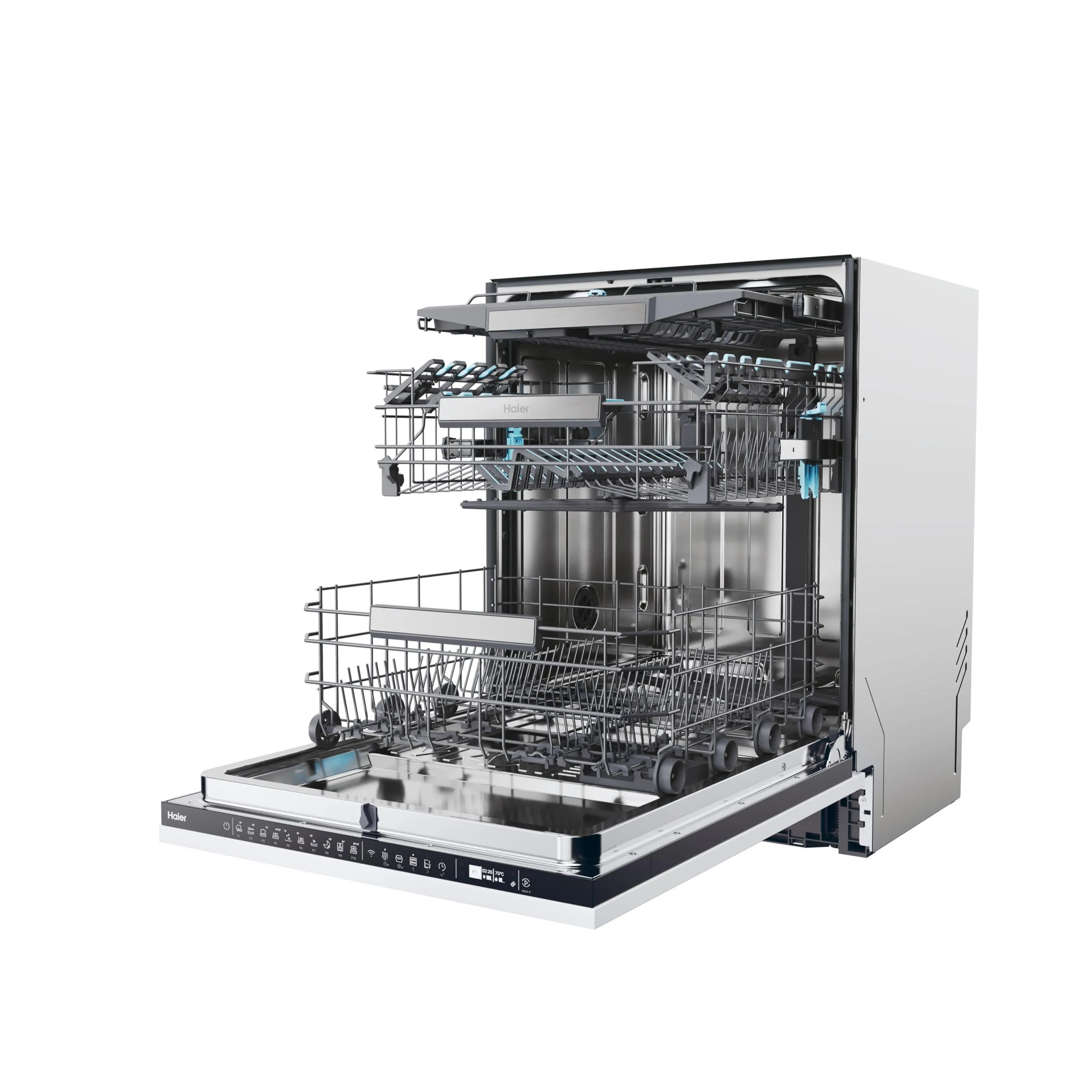 Haier I-PRO SHINE Serie 6 | XI 4A4M4PB / lavastoviglie completamente integrata 60 cm / 14 soffitti su misura/funzione Wi-Fi/cassetto posate/risultati di pulizia e asciugatura migliorati
