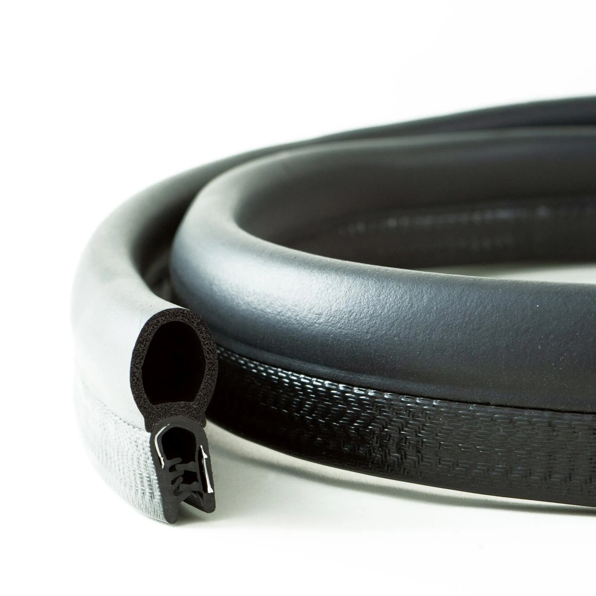 EUTRAS [5 m] KSD2010 - Guarnizione per portiera auto - si tiene senza colla - perfetta guarnizione in gomma per portiere, bagagliaio e portellone posteriore dell'auto - migliore qualità industriale tedesca Made in EU