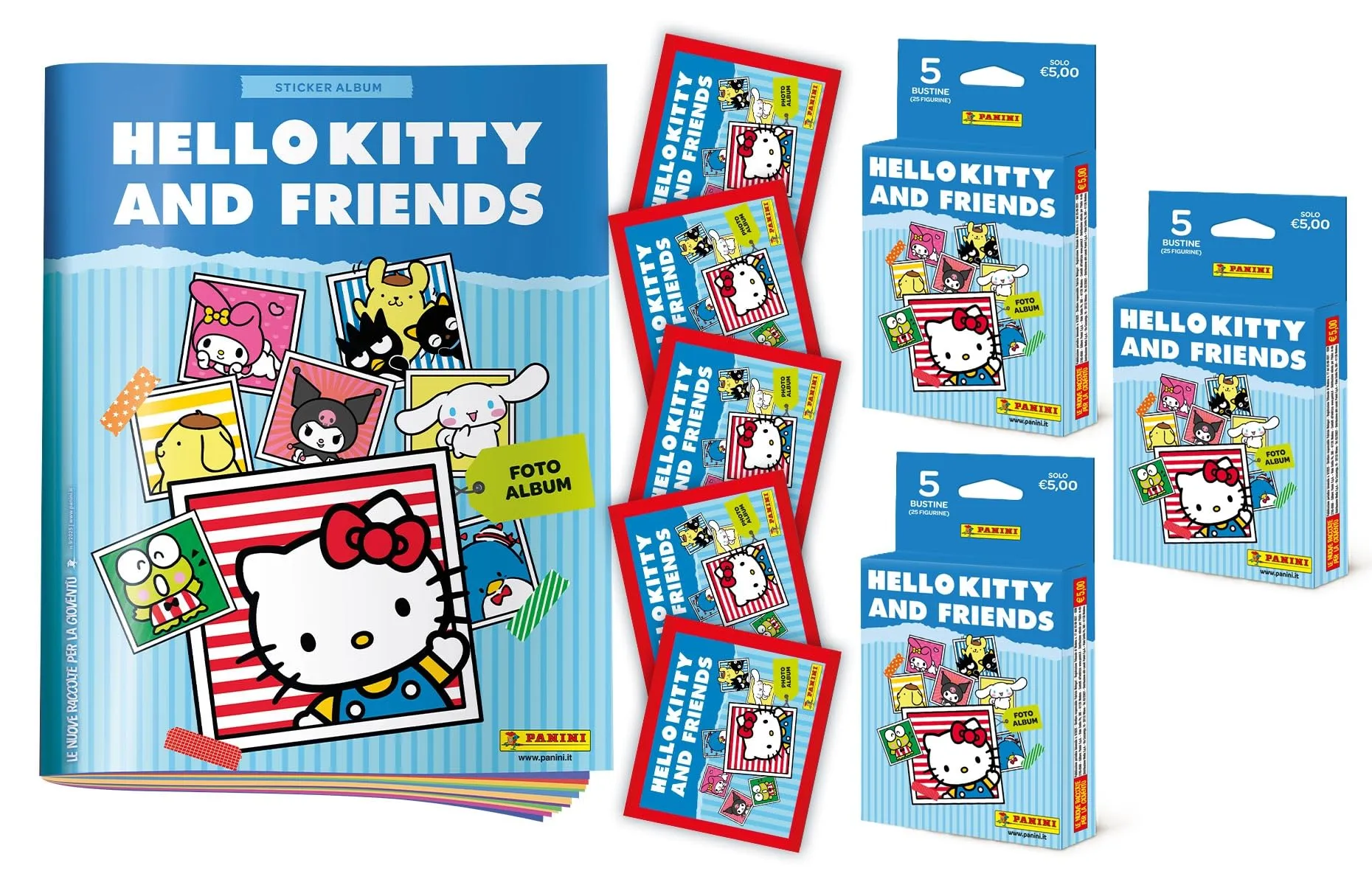 Hello Kitty and Friends Sticker Collection - Super Starter Pack [Album + 20 Bustine]