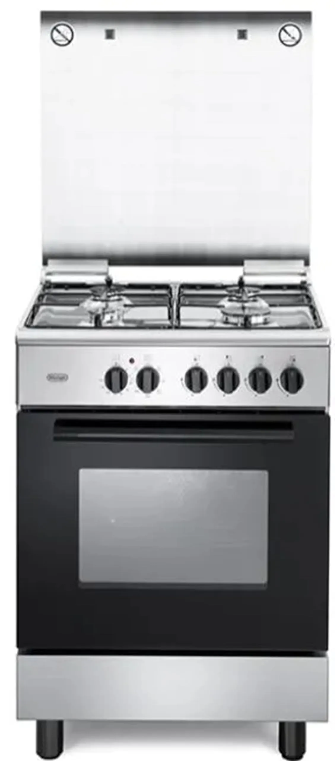 FMX64LSG - Cucina a gas con forno elettrico, 4 fuochi, 60x60 cm, Classe energetica A