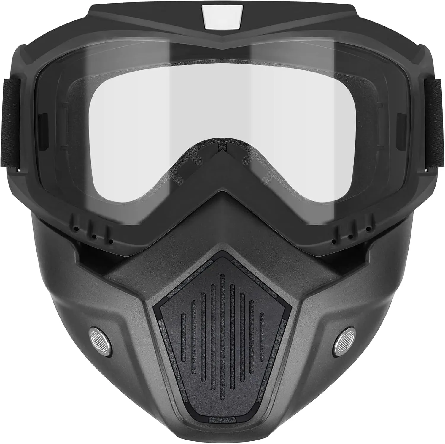 Airsoft, Paintball Full FaceTactical Maske,Maschere rimovibili con Goggles, per moto, ciclismo, sci, Halloween, CS gioco, cosplay