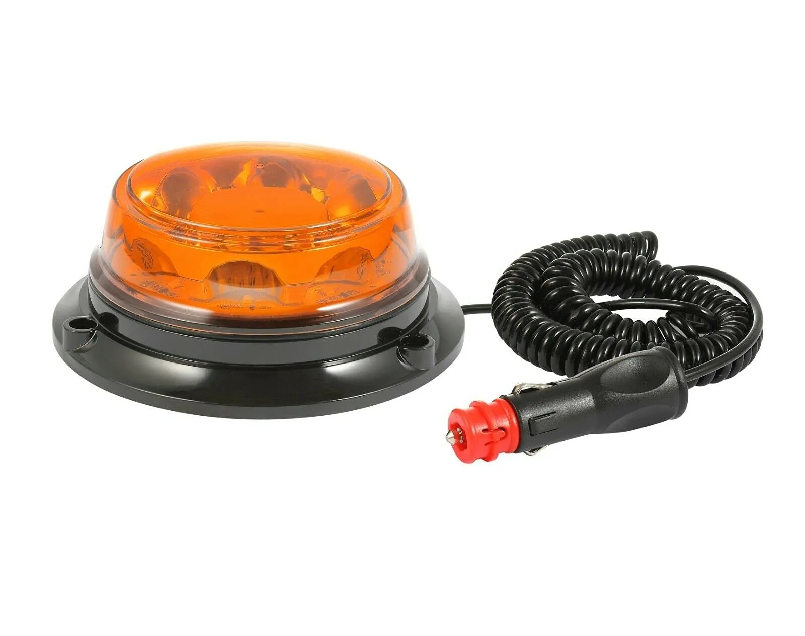 J/J Lampeggiante 8 LED Arancione Basso Girofaro 12v 24v Omologato 4 Modi