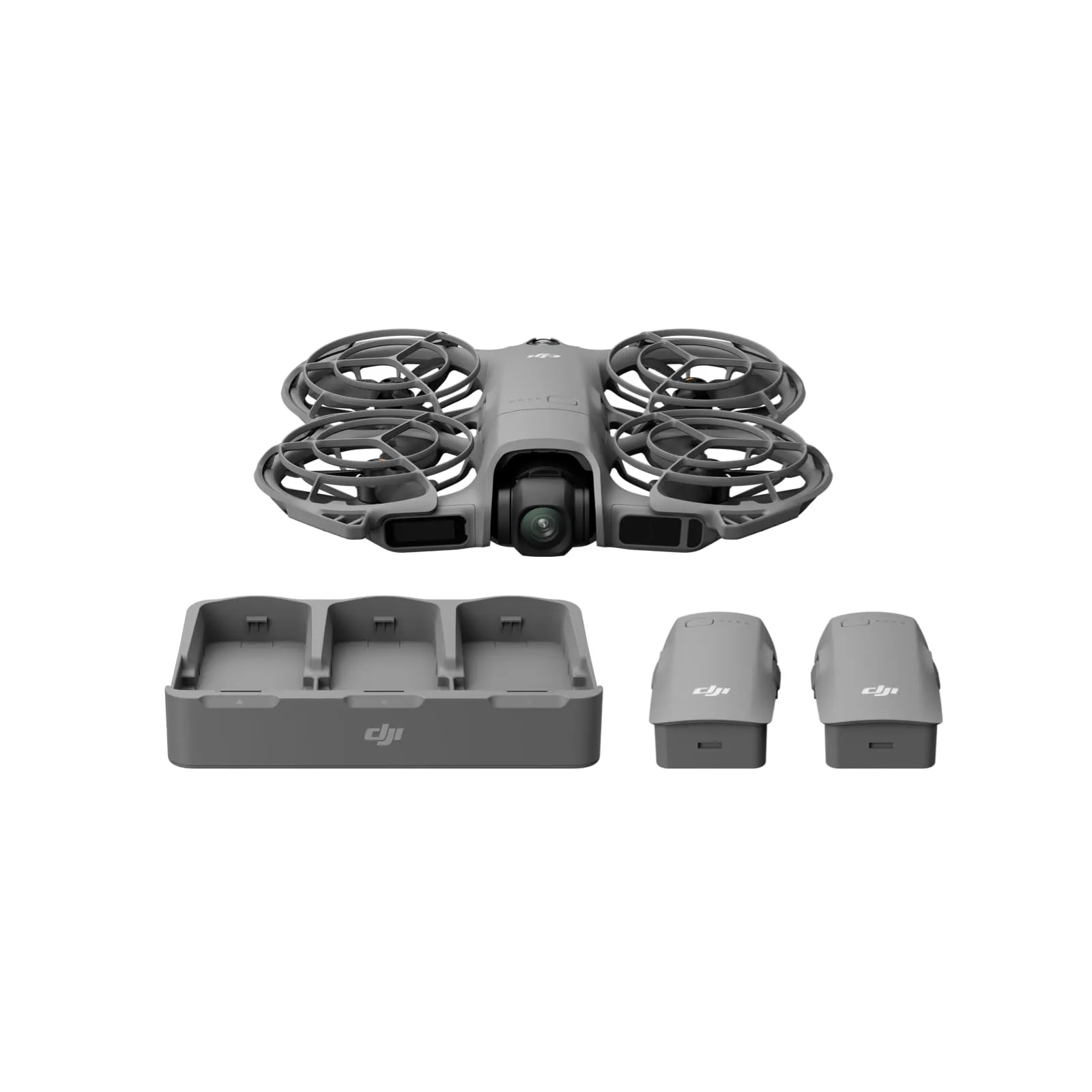 DJI Neo 2 Combo Fly More (drone singolo), drone 4K con fotocamera, decollo e atterraggio dal palmo, controllo con gesti, ActiveTrack, rilev. omn. ostacoli, 3 batterie