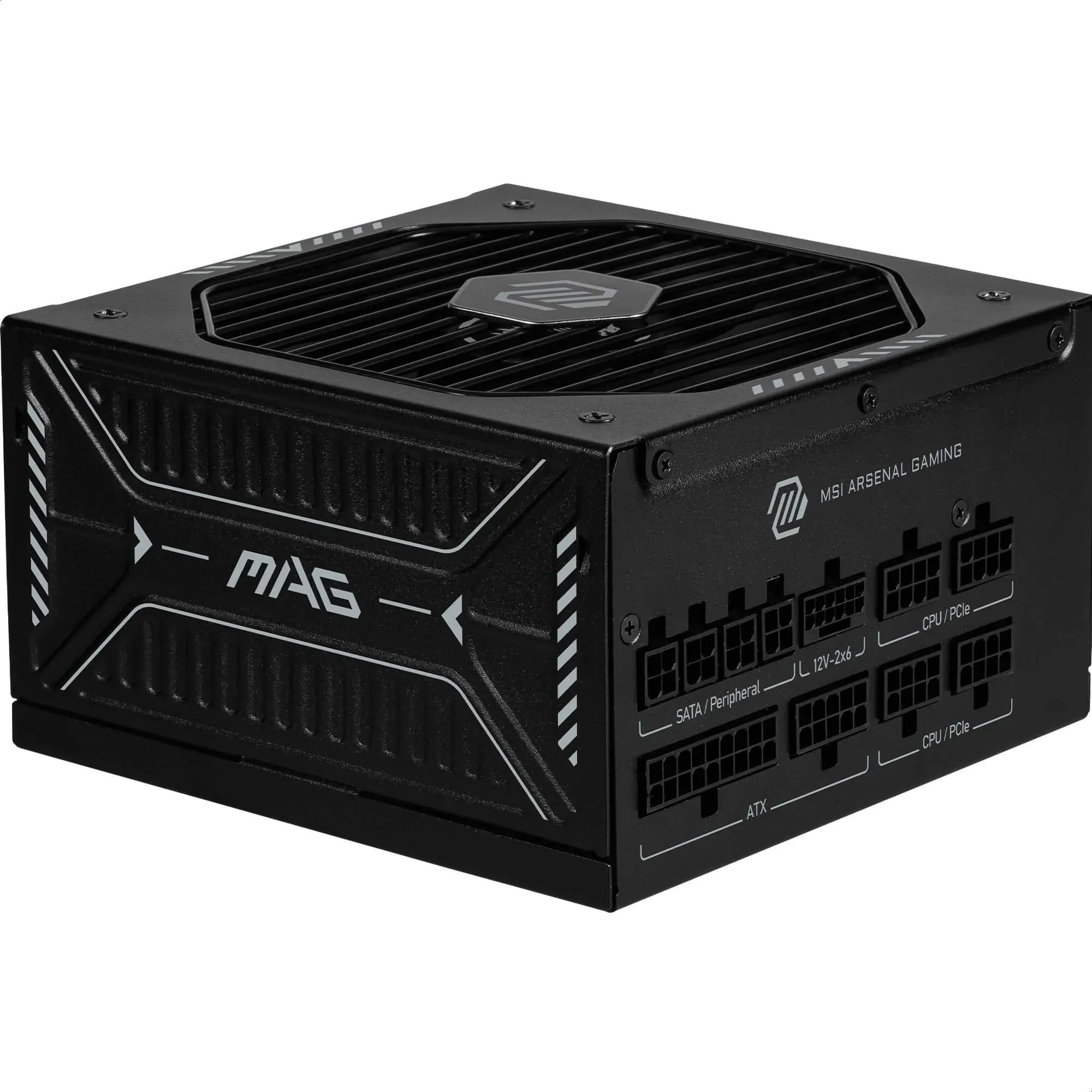 MSI MAG A850GLS PCIE5 Alimentatore 850W, 80 PLUS Gold, ATX 3.1, Supporto GPU PCIe 5.1, Connettore 12V-2x6 Doppio Colore, PSU ATX, Cavi Modulari con Guaina a Rilievo
