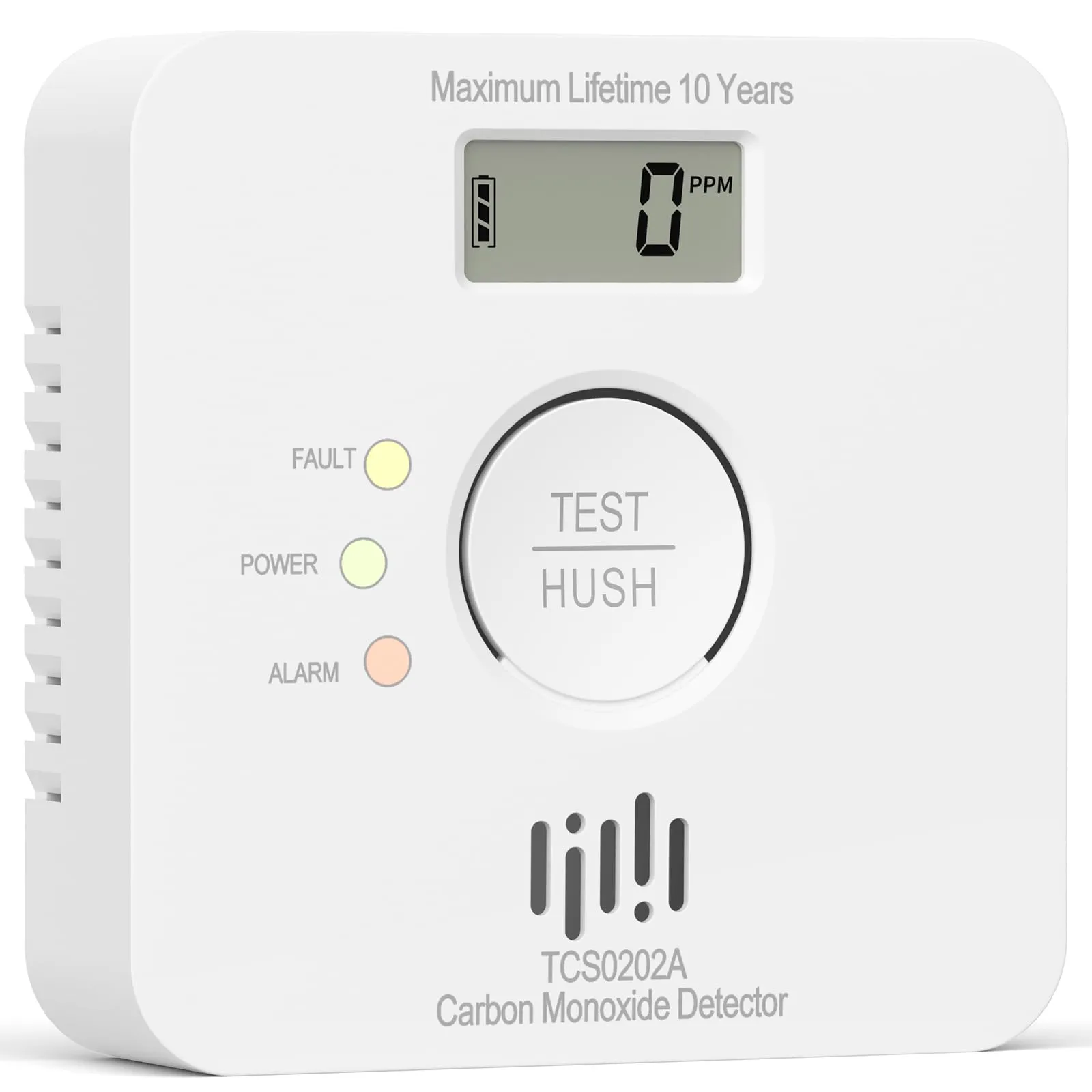 LIORQUE Rilevatore Monossido di Carbonio, 10 Anni Allarme monossido di Carbonio Domestico, Rilevatori Monossido di Carbonio Certificato, Batteria Da 10 Anni, Norma Europea EN50291
