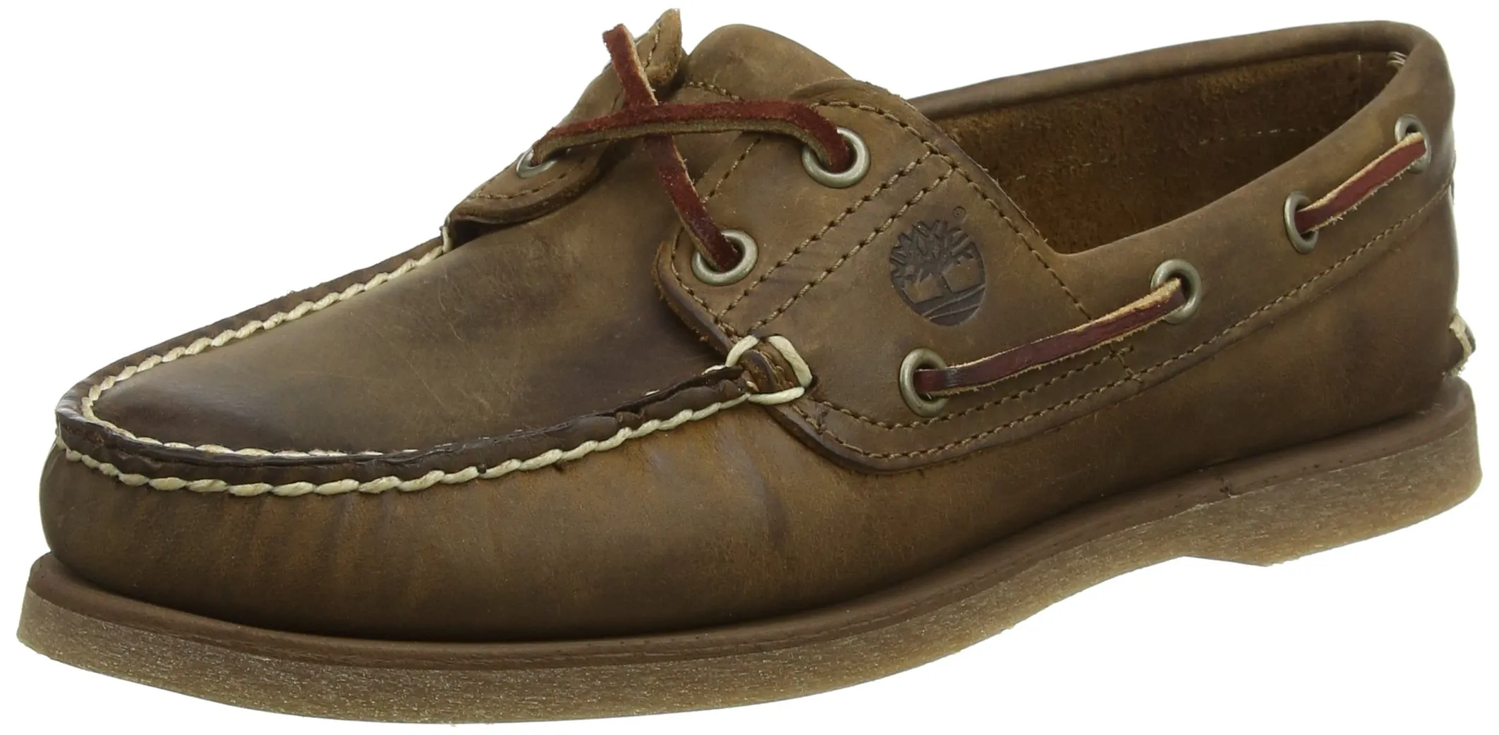 Timberland Classic 2 Eye, Scarpe da Barca Uomo, Marrone Gaucho Roughcut Smooth, 43.5 EU