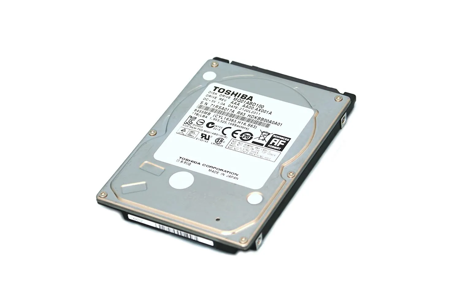 Toshiba MQ01ABD100 HardDisk