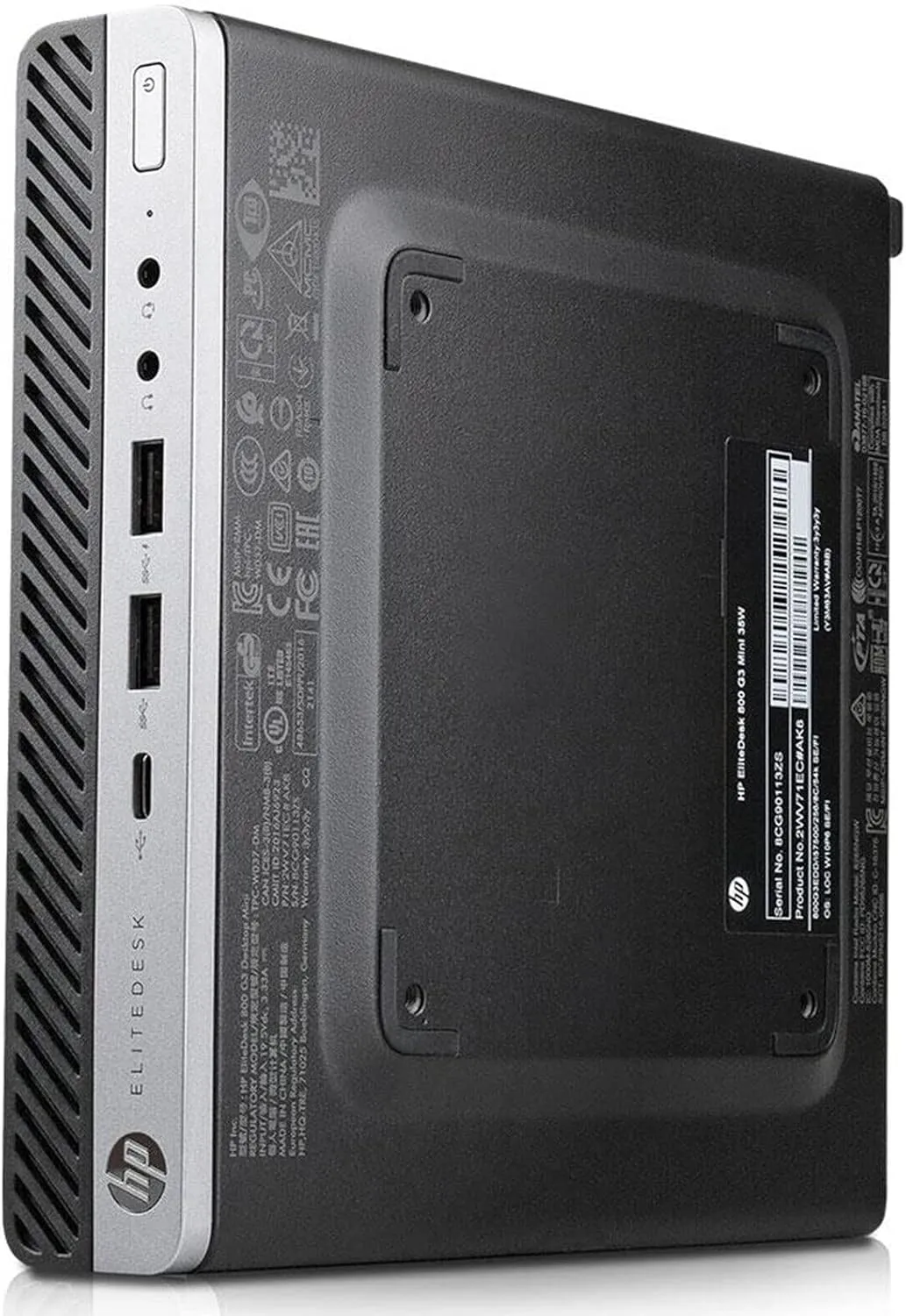 HP 800 G3 MINI PC Computer Desktop, Windows 11 Pro + Office 2021, Intel Core i5-6500 Ram 16GB DDR4 256GB (Ricondizionato) mini i5 16GB 240GB