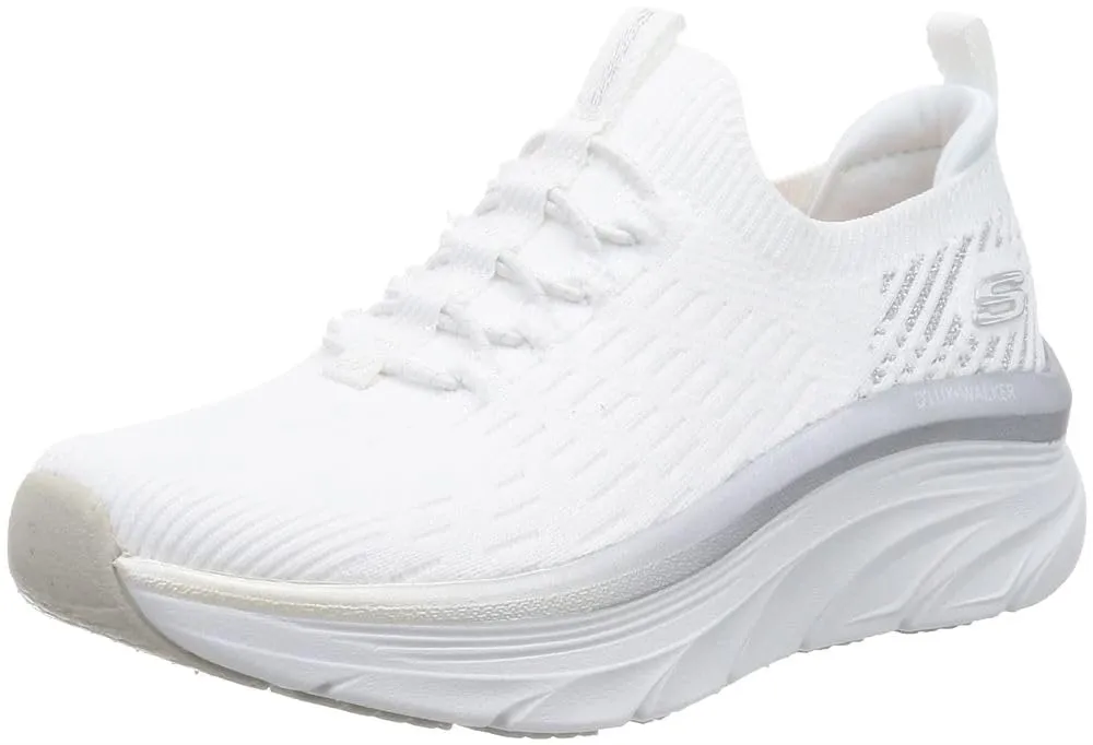 Skechers D'lux Walker - Let It Glow, Sneaker Donna, Bianco, 39 EU