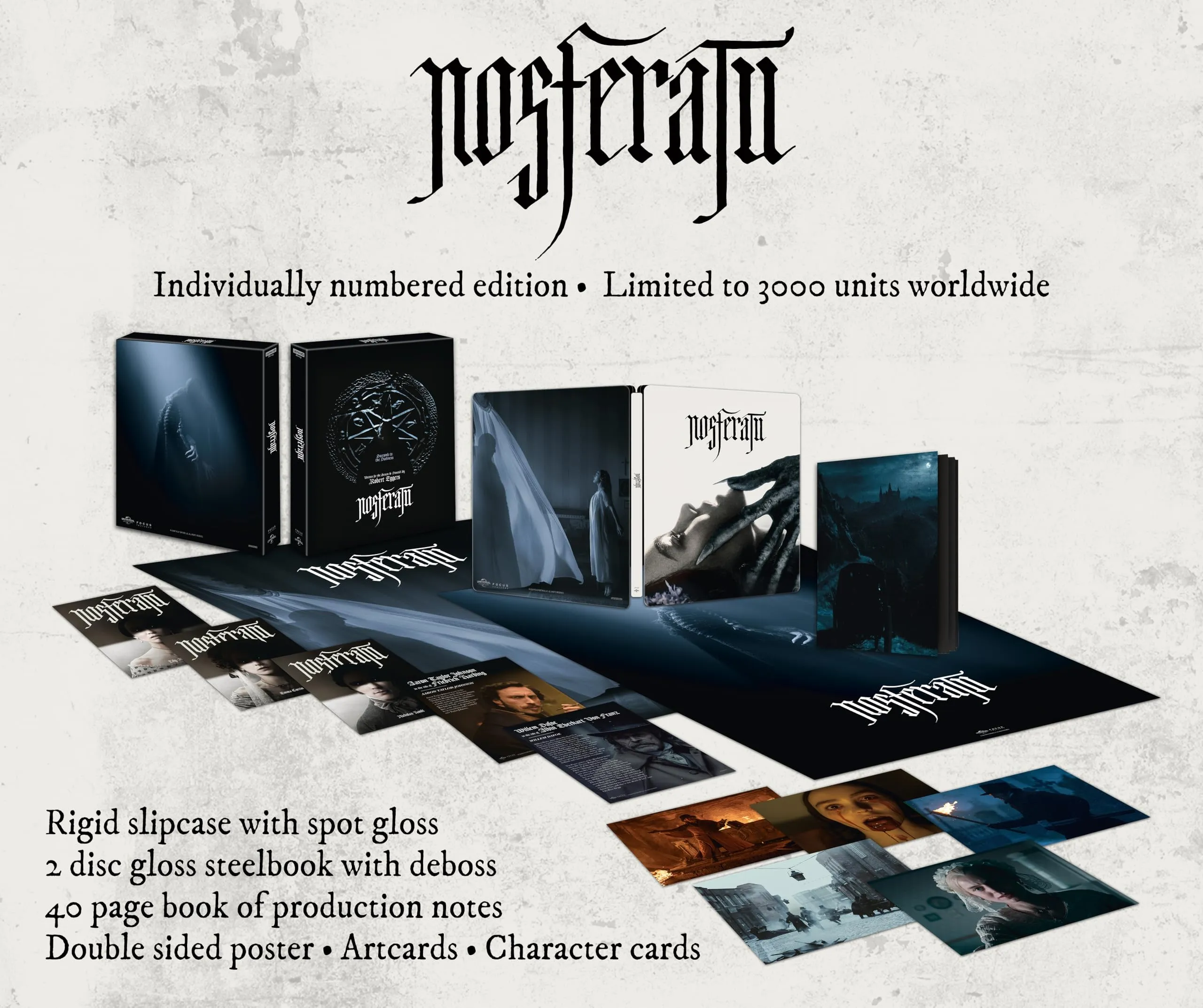 Nosferatu Ultimate Collector’s Edition [4K Ultra HD & Blu-Ray] Limited Edition Steelbook